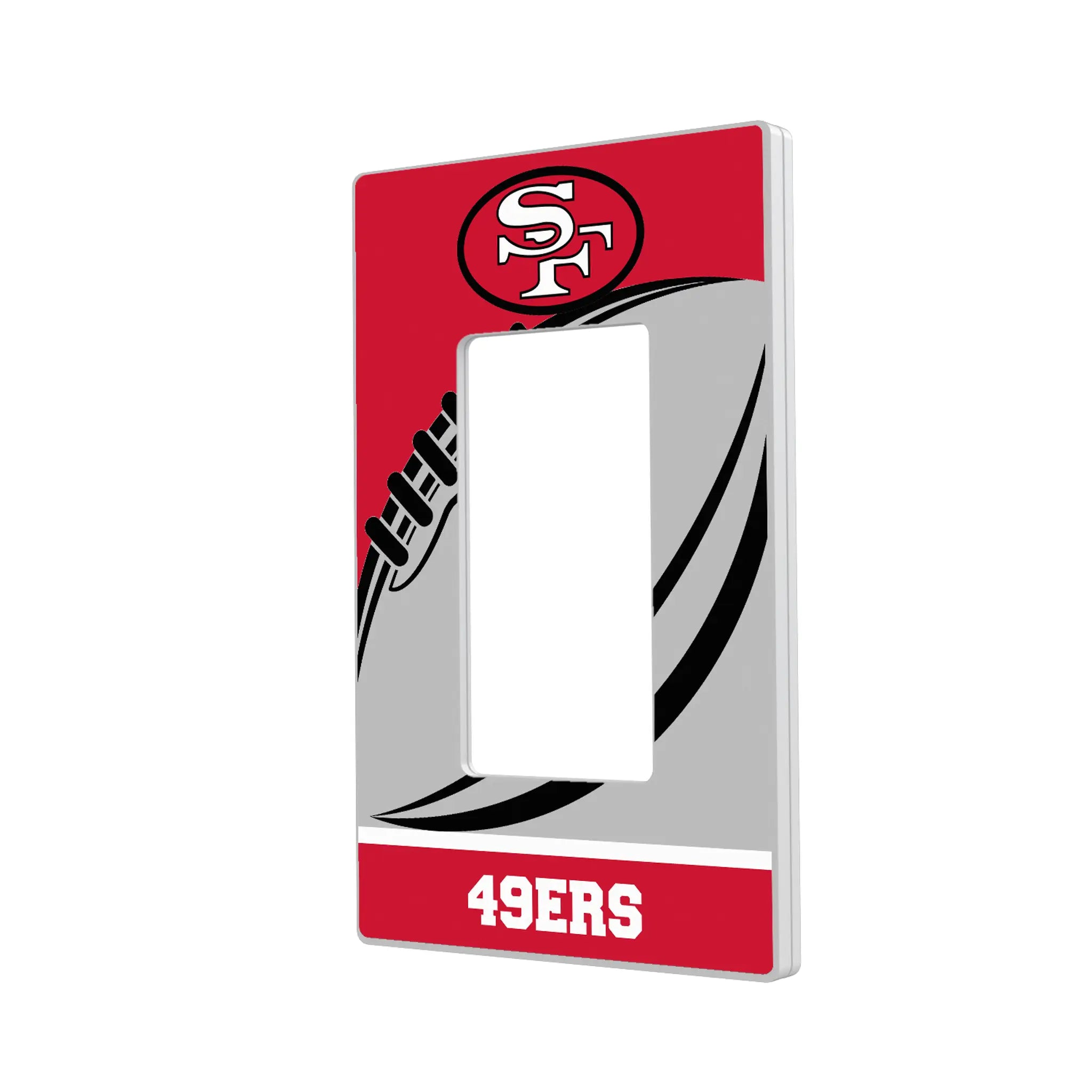 San Francisco 49ers Historic Collection Passtime Hidden-Screw Light Switch Plate