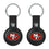 San Francisco 49ers Insignia Black Airtag Holder 2-Pack