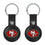 San Francisco 49ers Insignia Black Airtag Holder 2-Pack