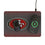 San Francisco 49ers Linen 15-Watt Wireless Charger and Mouse Pad