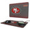 San Francisco 49ers Linen 15-Watt Wireless Charger and Mouse Pad