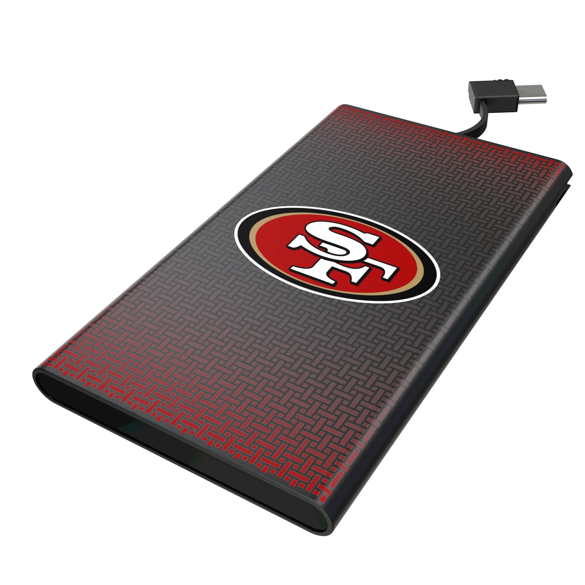 San Francisco 49ers Linen 5000mAh Flat Powerbank
