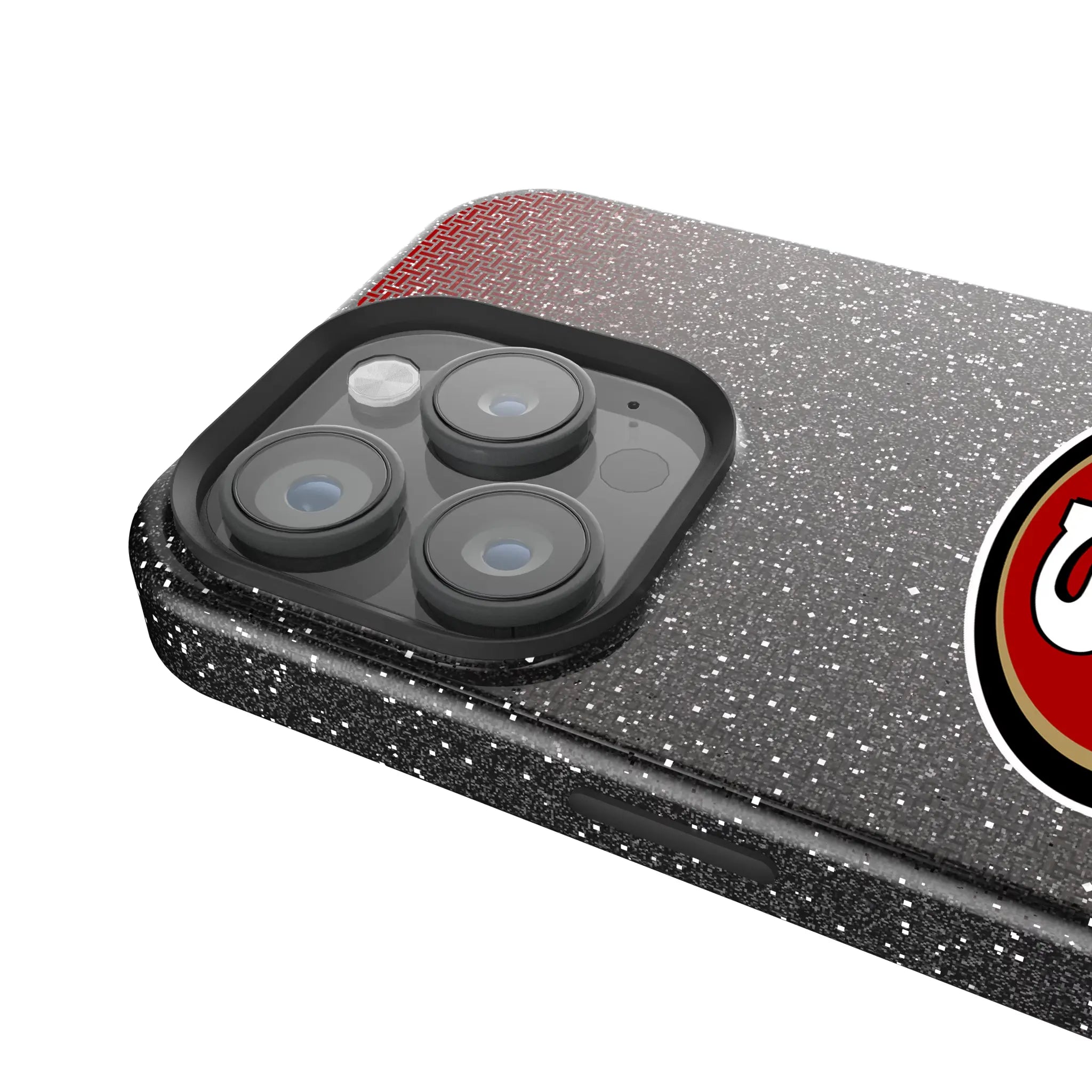 San Francisco 49ers Linen Bling Phone Case for Apple iPhone