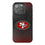 San Francisco 49ers Linen Bling Phone Case for Apple iPhone