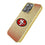 San Francisco 49ers Linen Bling Phone Case for Apple iPhone