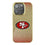San Francisco 49ers Linen Bling Phone Case for Apple iPhone