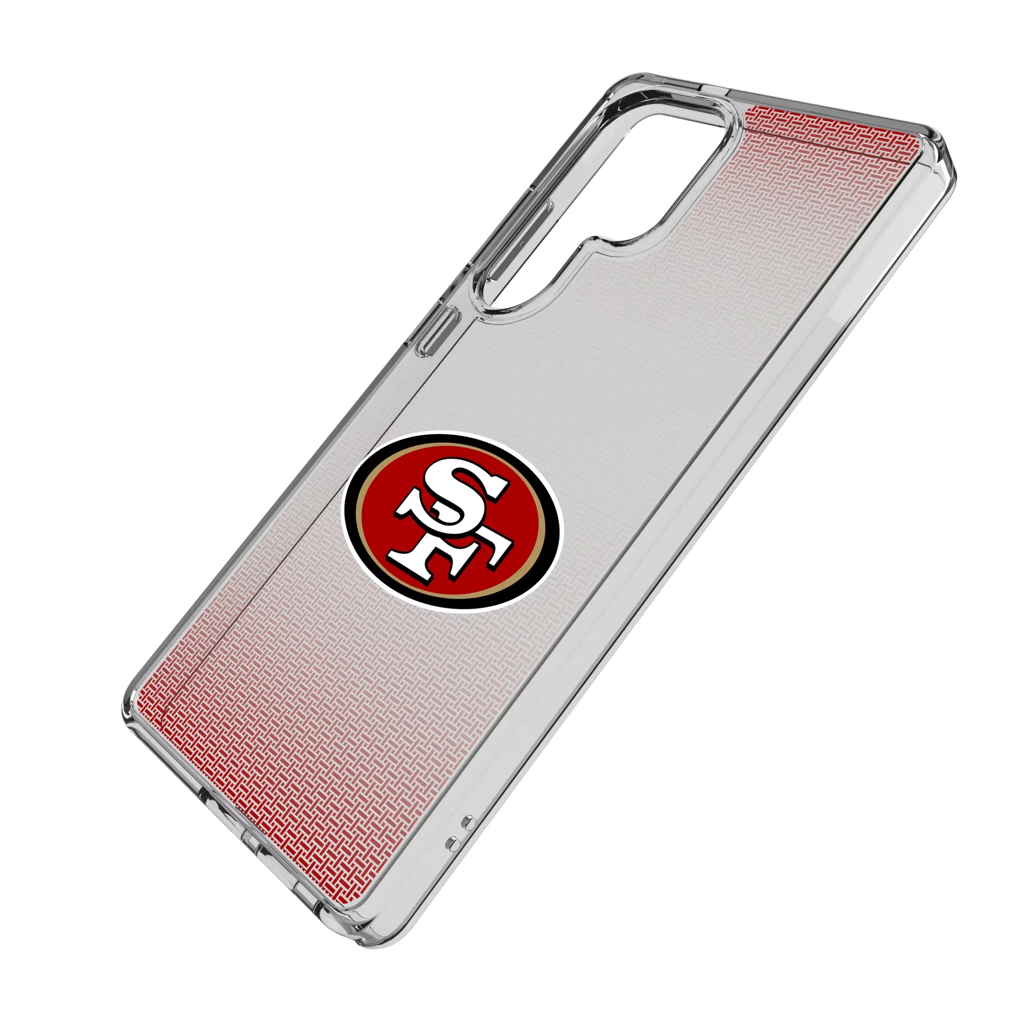 San Francisco 49ers Linen Clear Phone Case for Samsung Galaxy