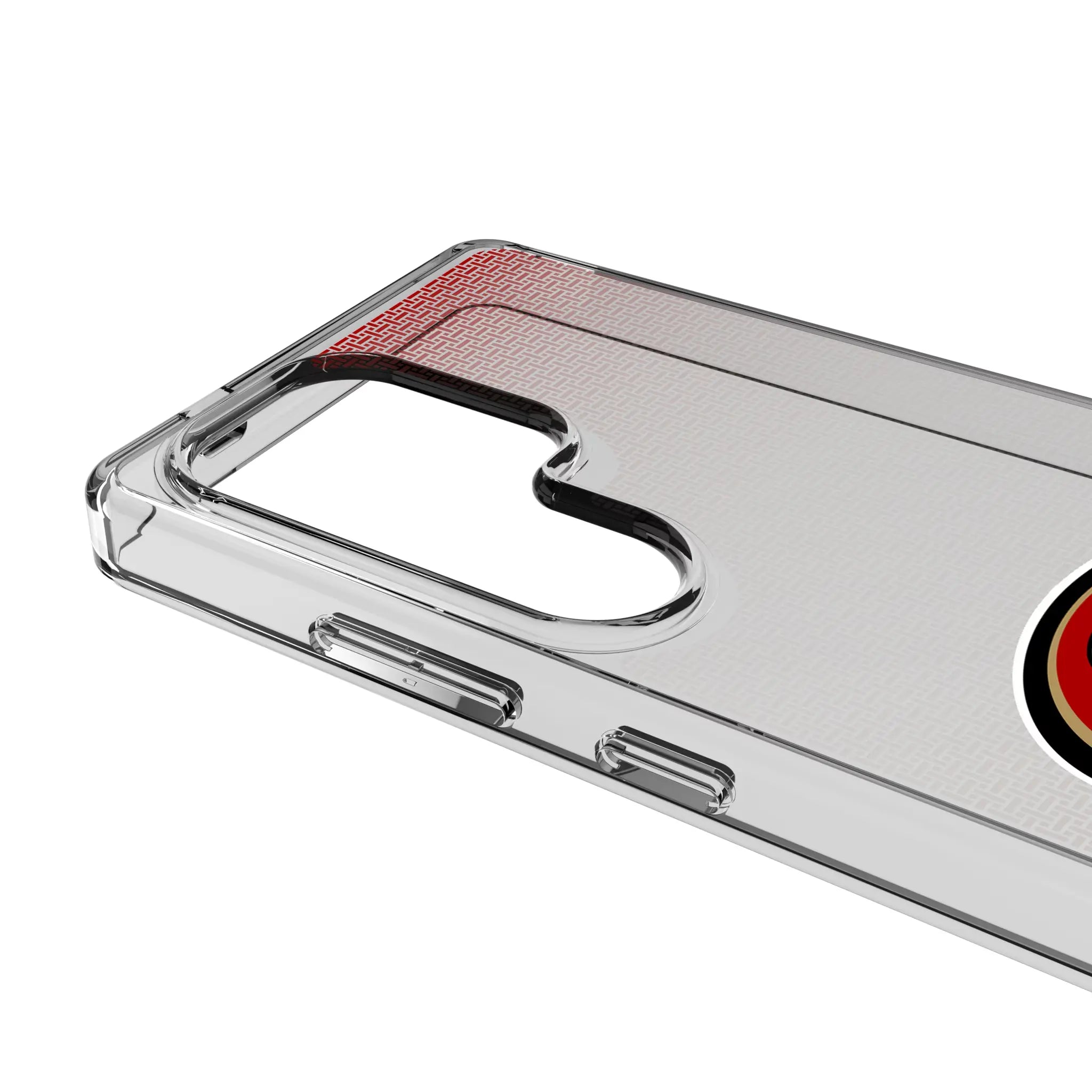 San Francisco 49ers Linen Clear Phone Case for Samsung Galaxy