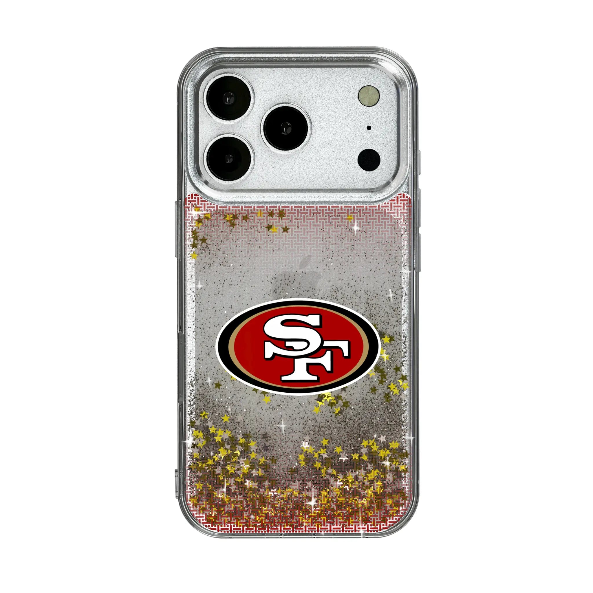 San Francisco 49ers Linen Glitter Phone Case