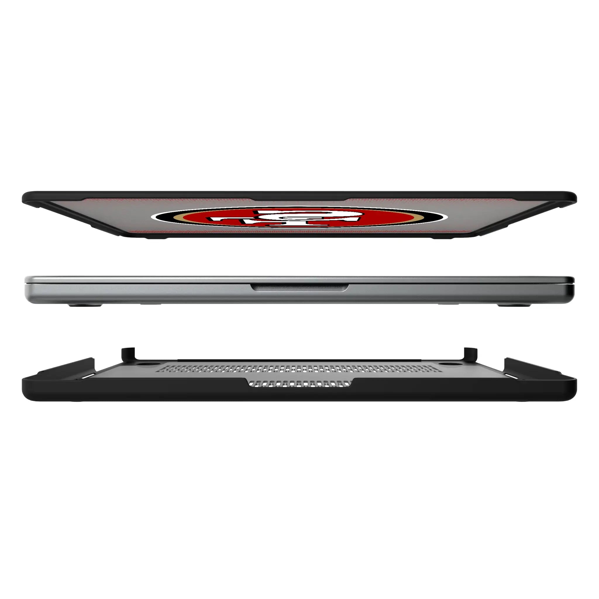 San Francisco 49ers Linen Laptop Case for Apple MacBook