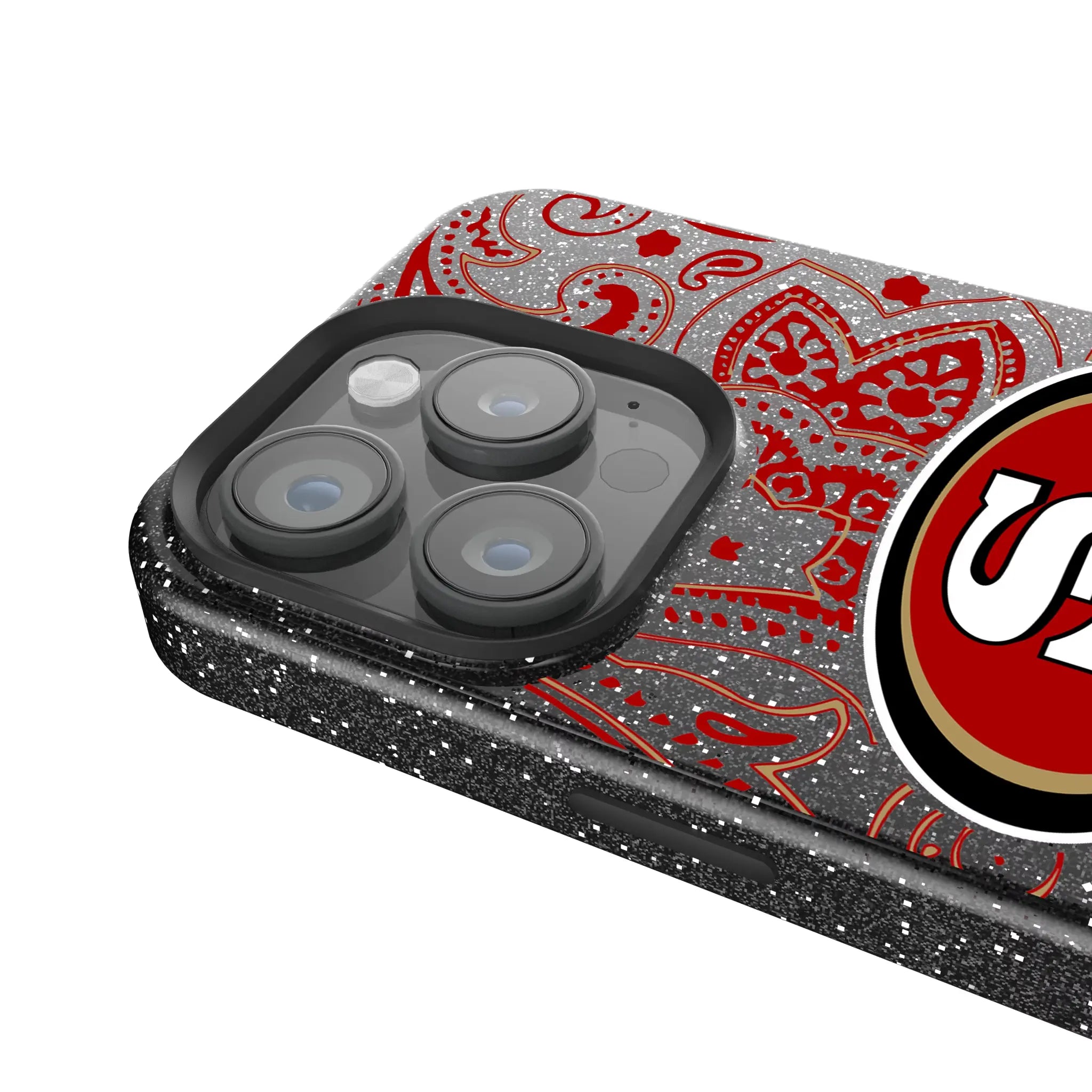 San Francisco 49ers Paisley Bling Phone Case