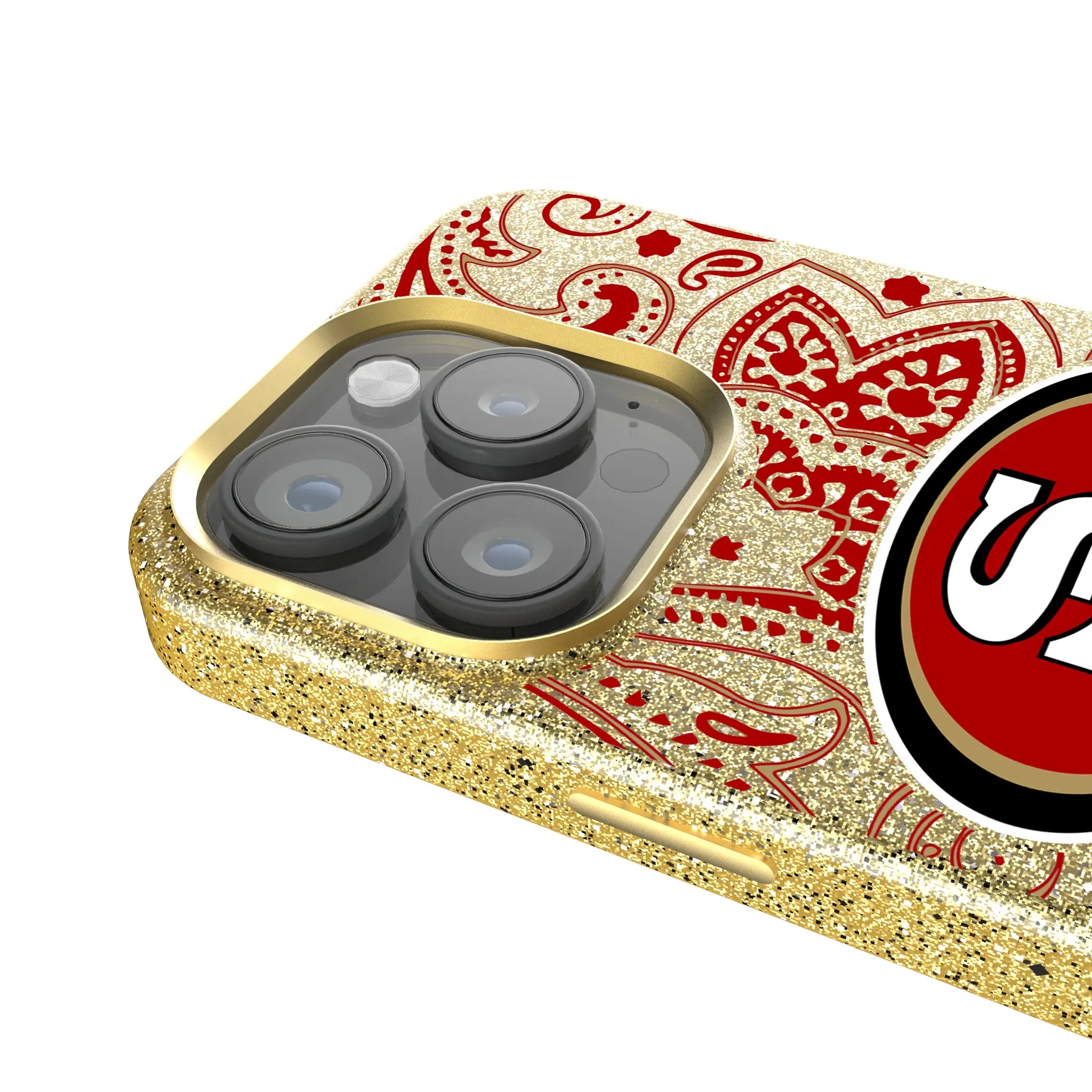 San Francisco 49ers Paisley Bling Phone Case