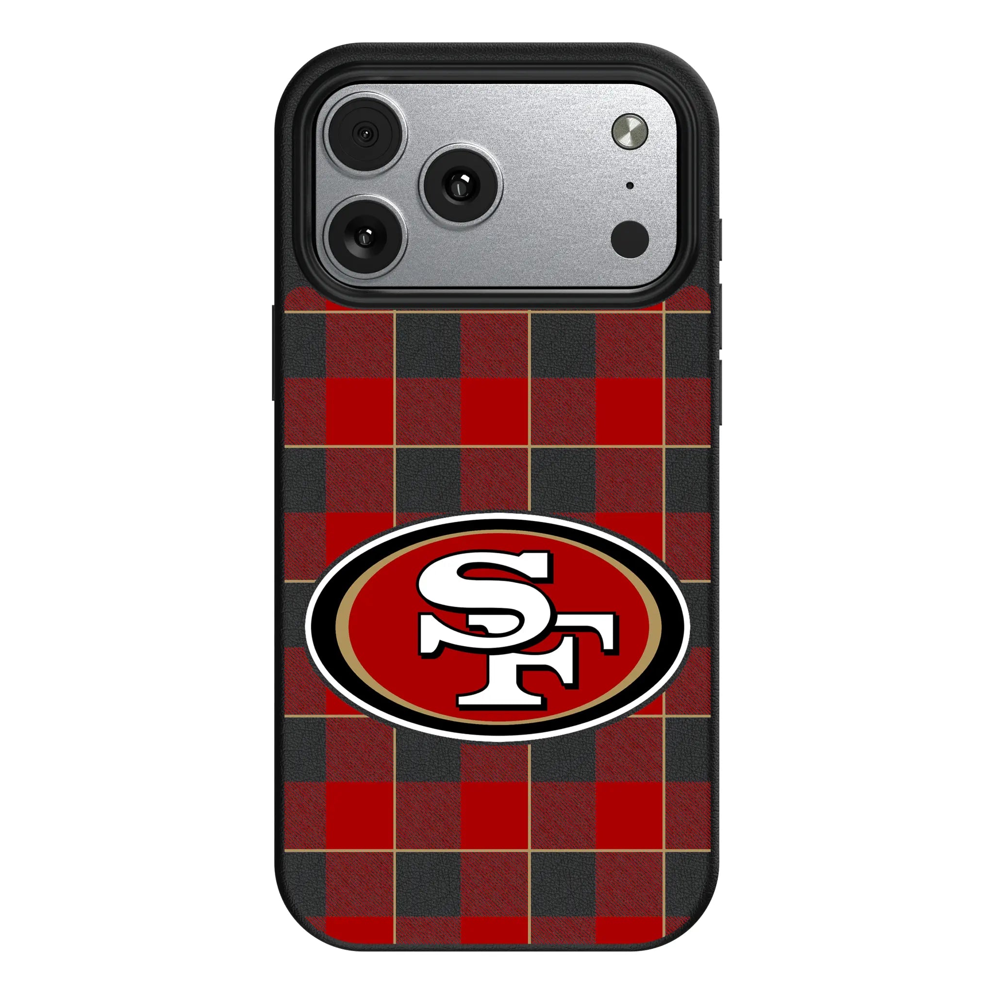 San Francisco 49ers Plaid MagSafe Compatible Phone Case for Apple iPhone