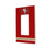 San Francisco 49ers Stripe Hidden-Screw Light Switch Plate