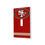 San Francisco 49ers Stripe Hidden-Screw Light Switch Plate