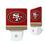 San Francisco 49ers Stripe Night Light 2-Pack