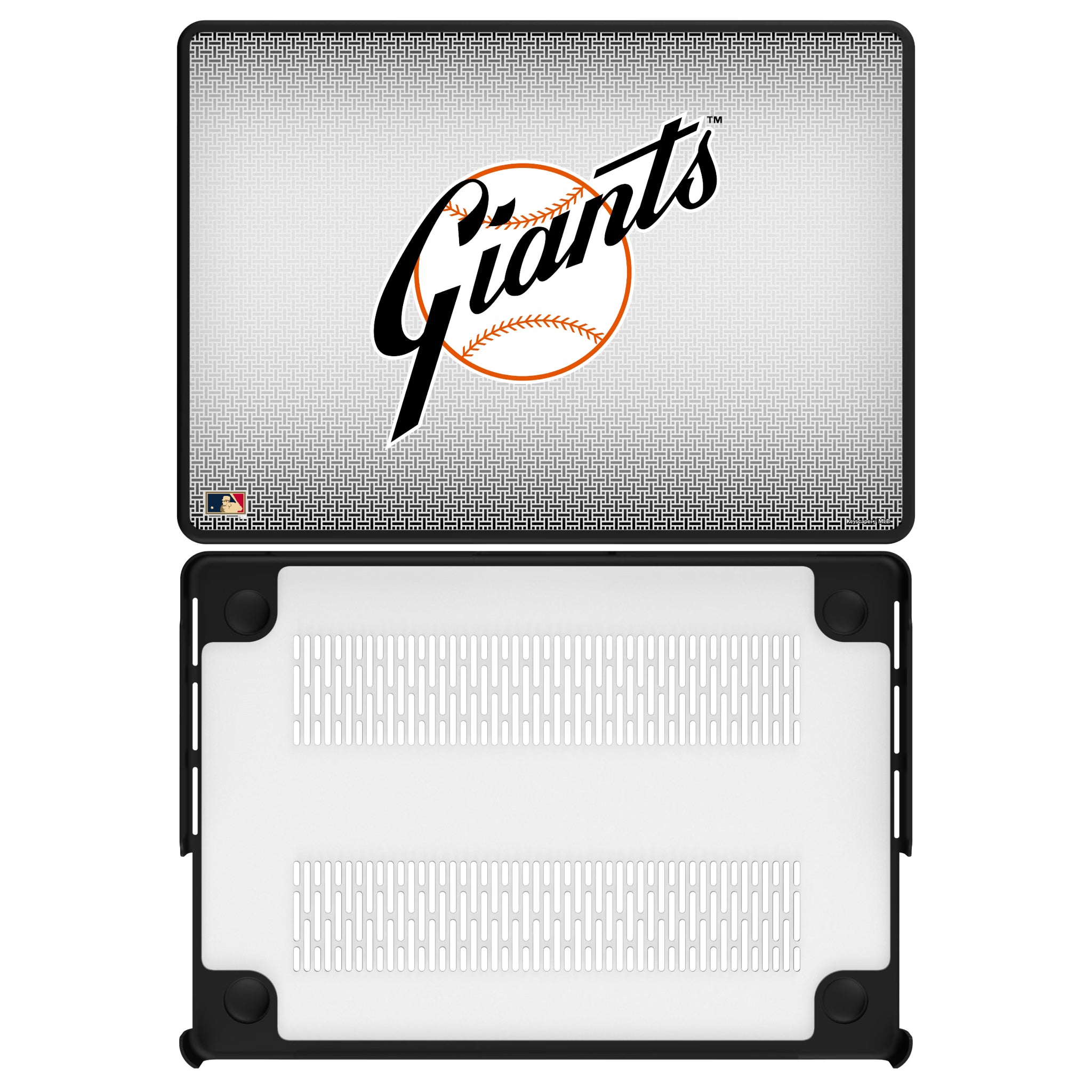 San Francisco Giants 1958-1967 - Cooperstown Collection Linen Laptop Case for Apple MacBook - Sports Gifts, Sports Memorabilia, Sports Collectibles, Fan Shop