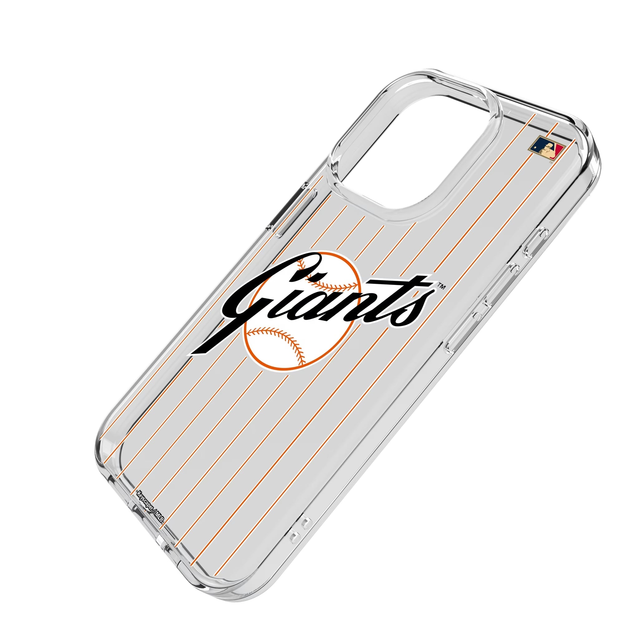 San Francisco Giants 1958-1967 - Cooperstown Collection Pinstripe Clear Phone Case for Apple iPhone