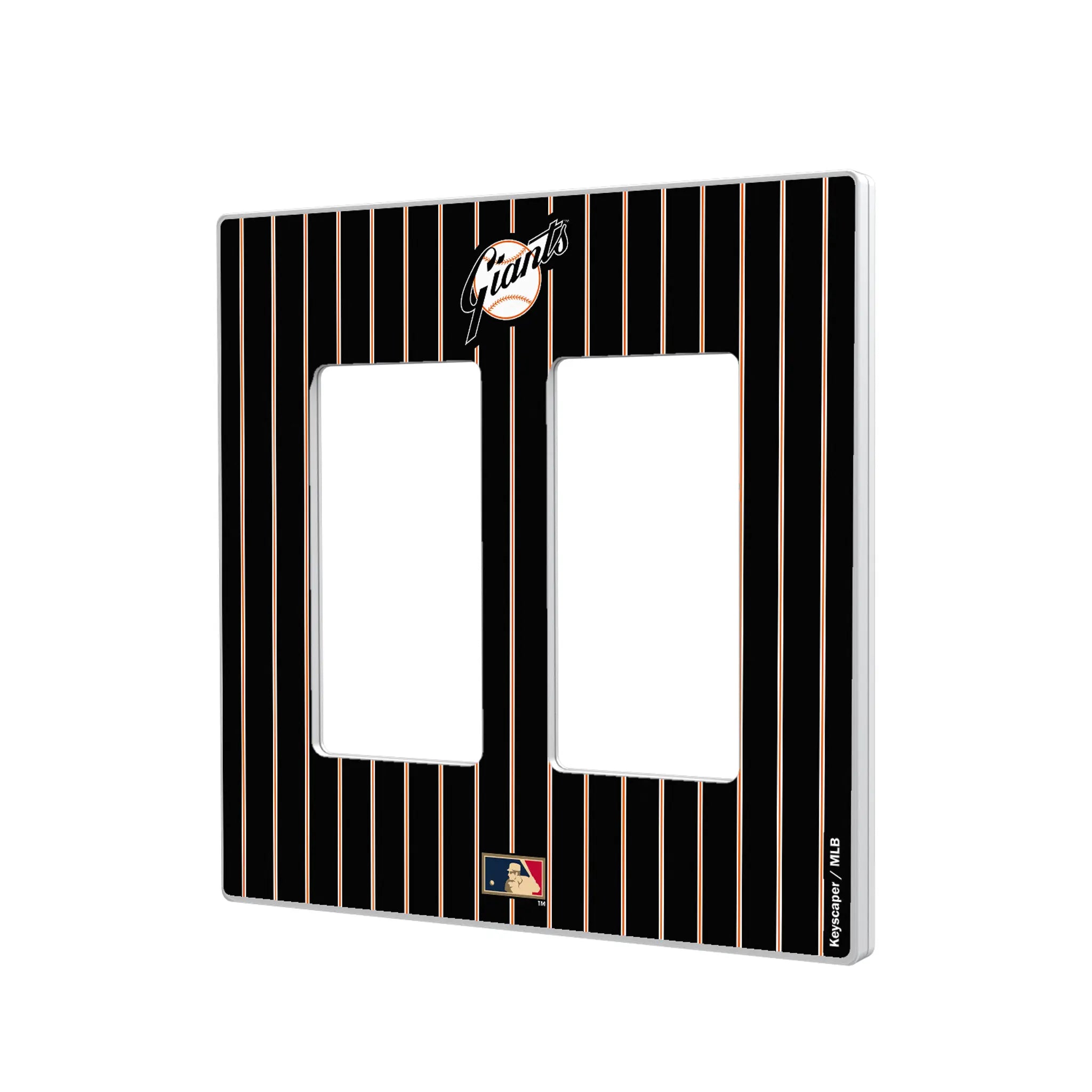 San Francisco Giants 1958-1967 - Cooperstown Collection Pinstripe Hidden-Screw Light Switch Plate