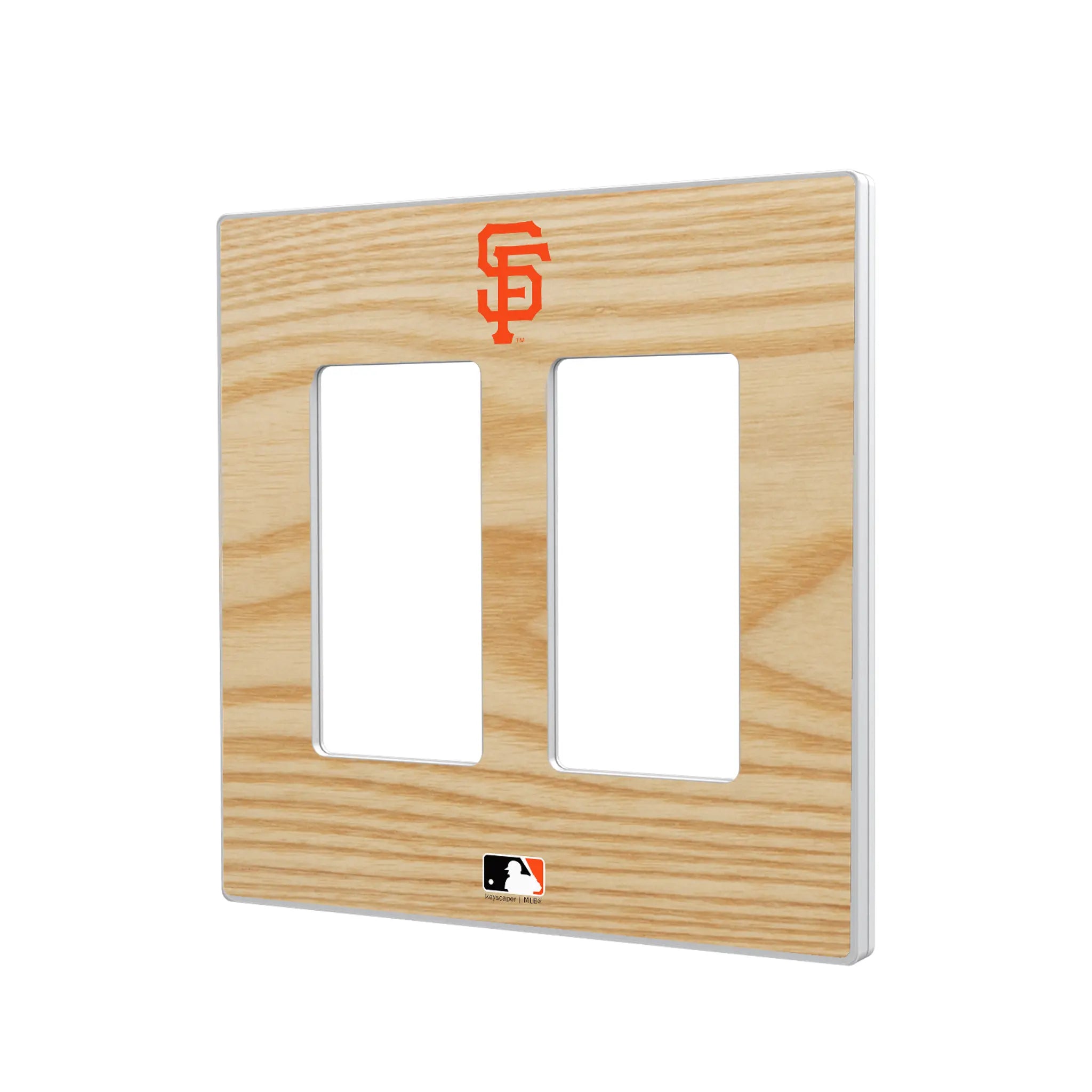San Francisco Giants Baseball Bat Hidden-Screw Light Switch Plate