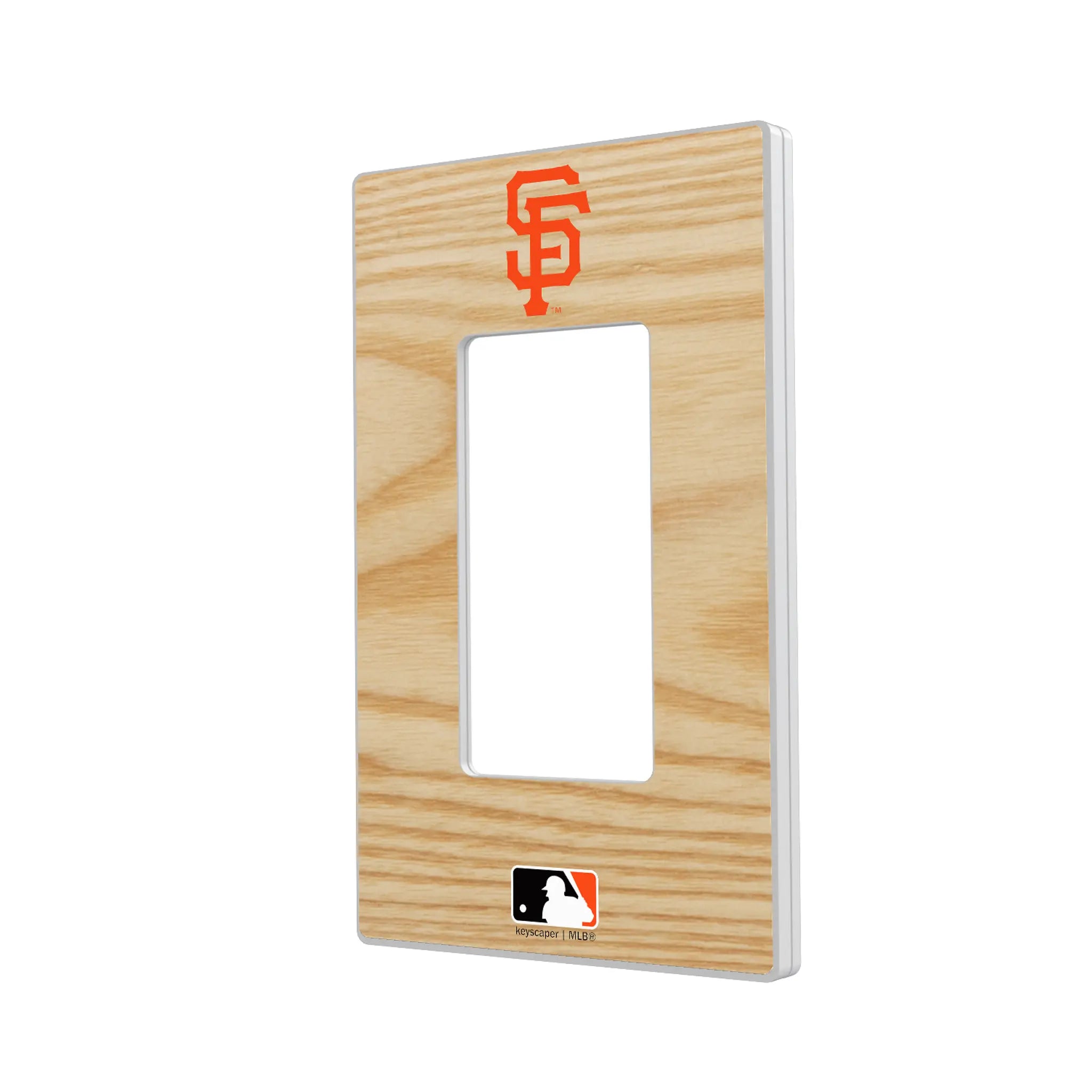 San Francisco Giants Baseball Bat Hidden-Screw Light Switch Plate