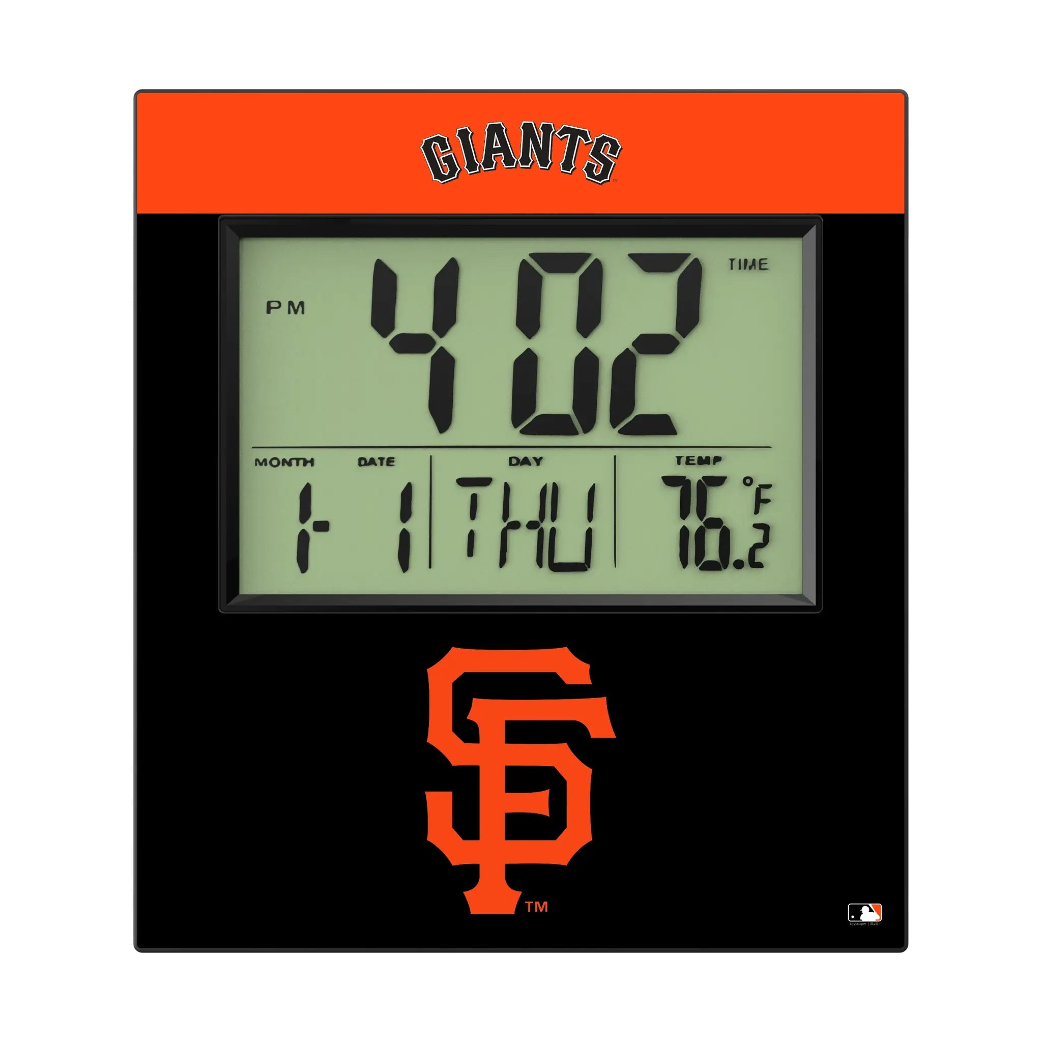 San Francisco Giants Color Block Wall Clock