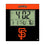 San Francisco Giants Color Block Wall Clock