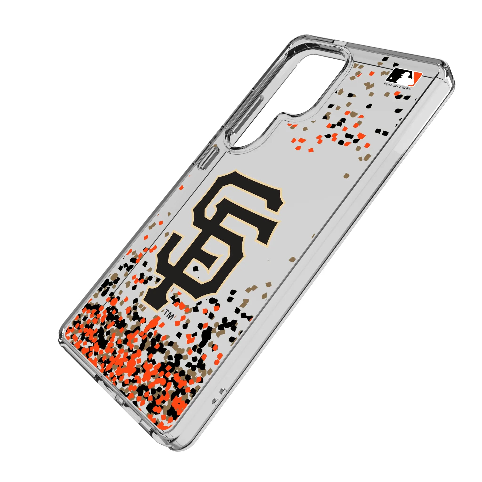 San Francisco Giants Confetti Clear Phone Case for Samsung Galaxy