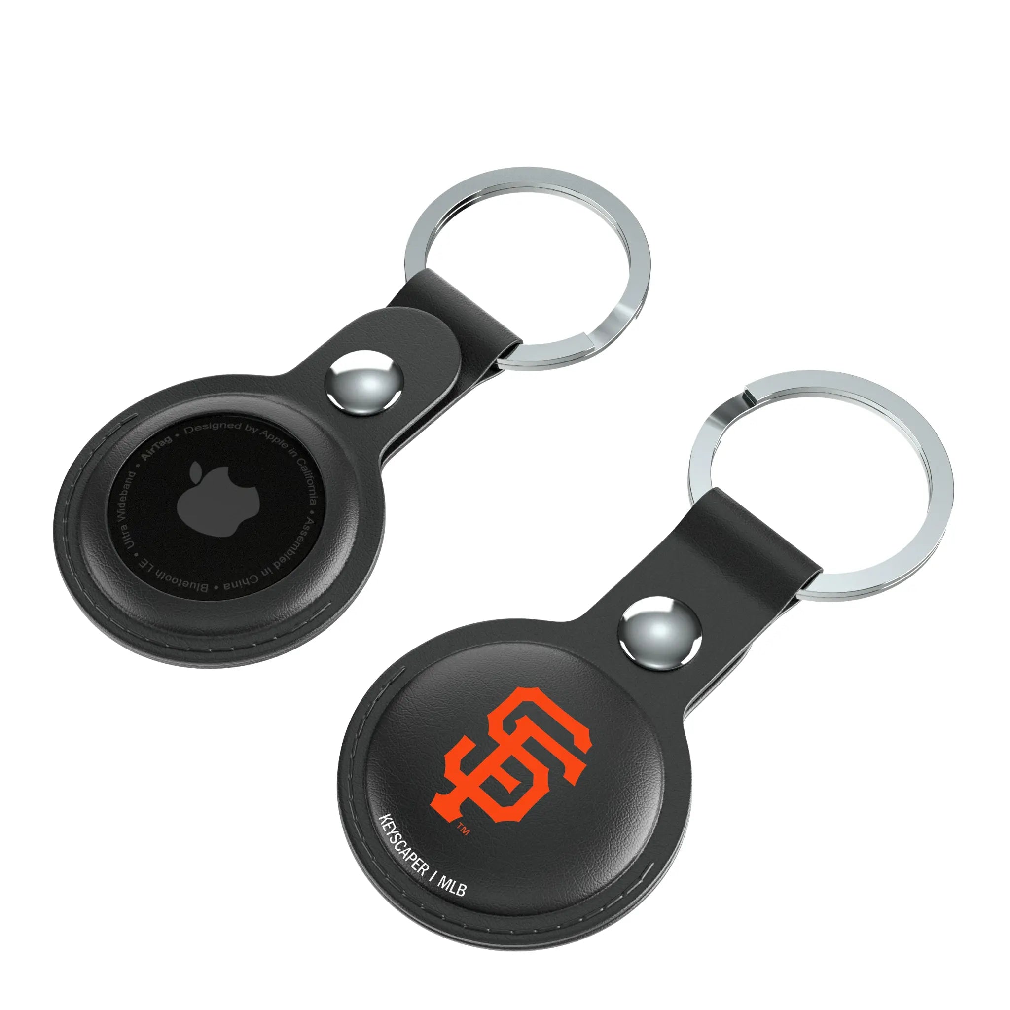 San Francisco Giants Insignia Black Airtag Holder 2-Pack