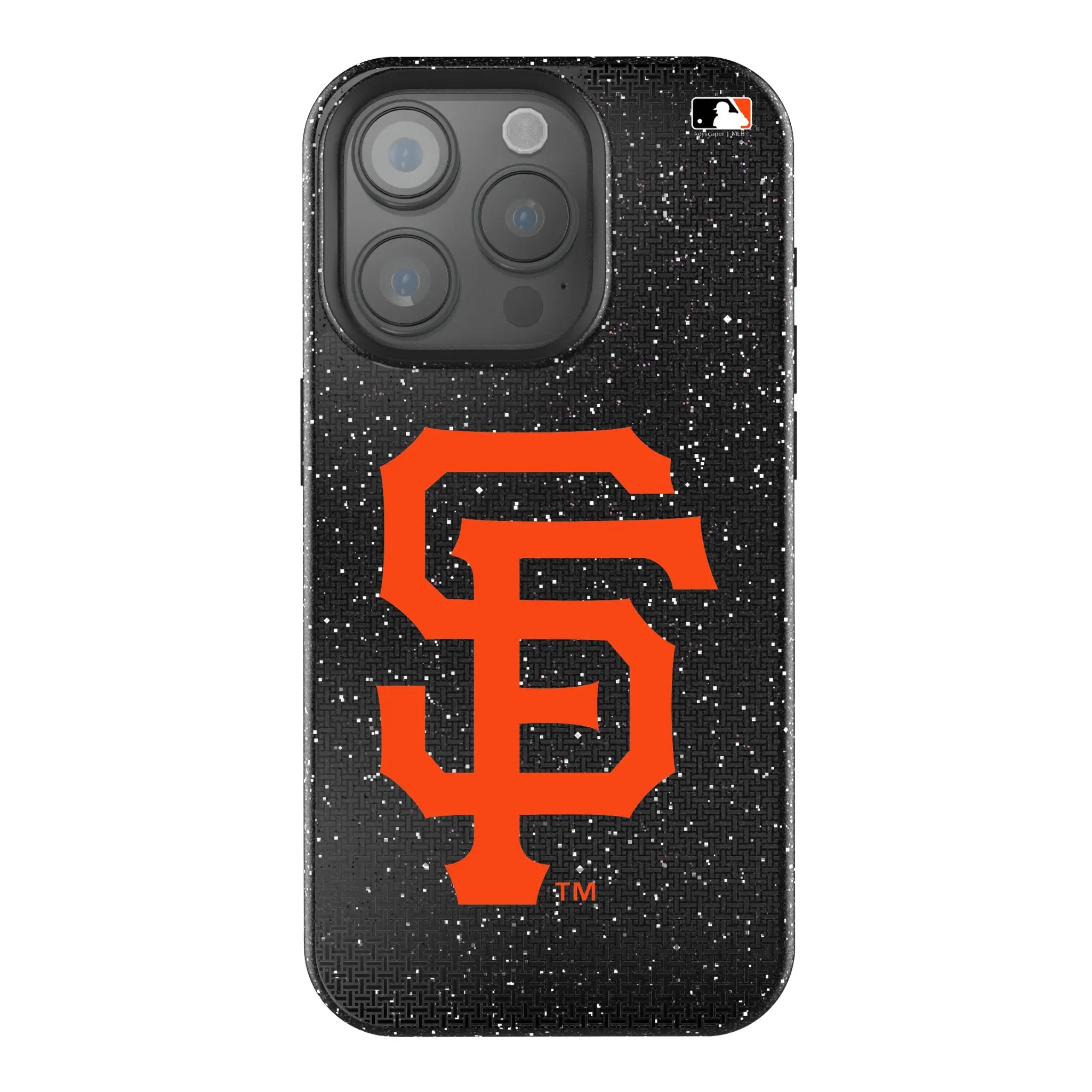San Francisco Giants Linen Bling Phone Case for Apple iPhone
