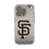 San Francisco Giants Linen Clear Phone Case for Apple iPhone