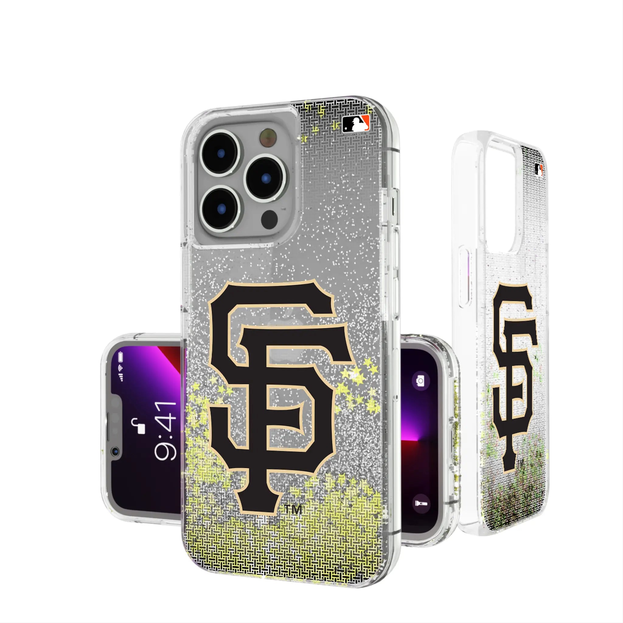 San Francisco Giants Linen Glitter Phone Case