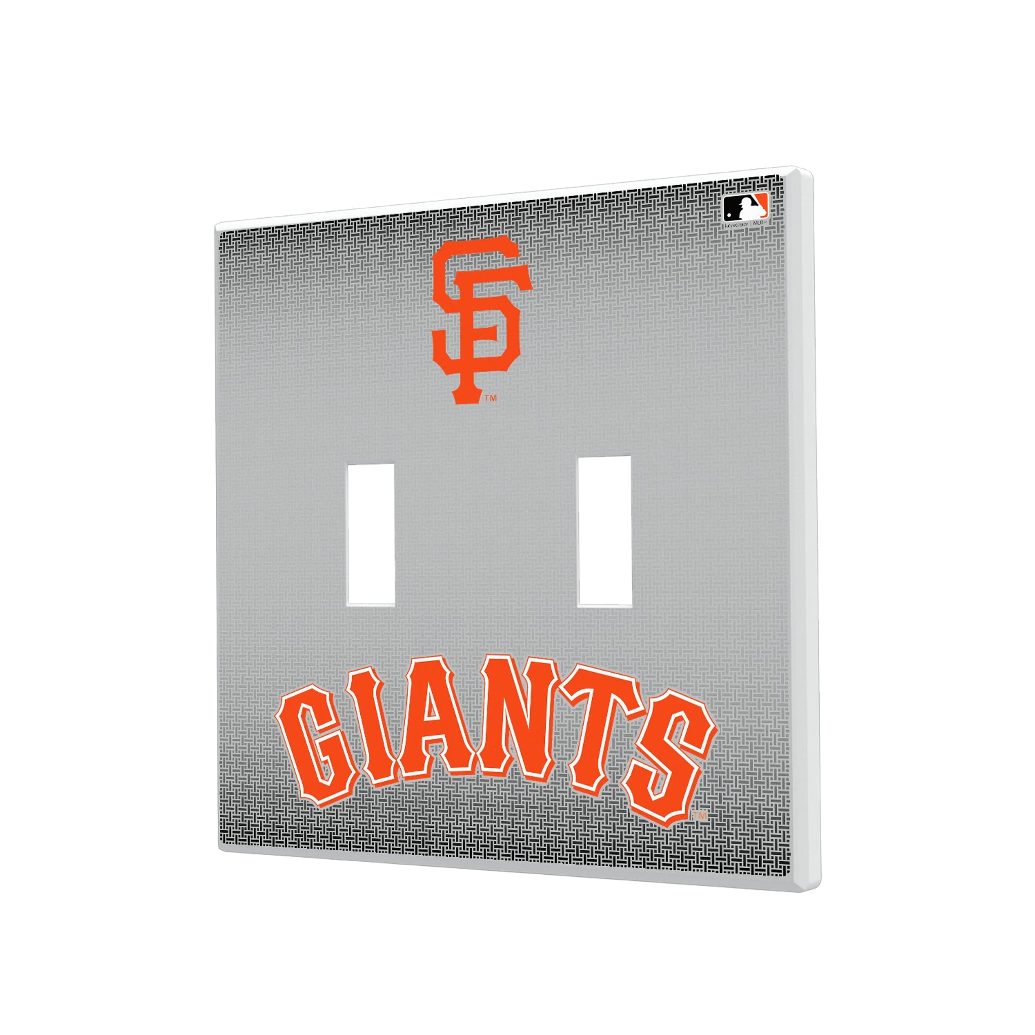 San Francisco Giants Linen Hidden-Screw Light Switch Plate
