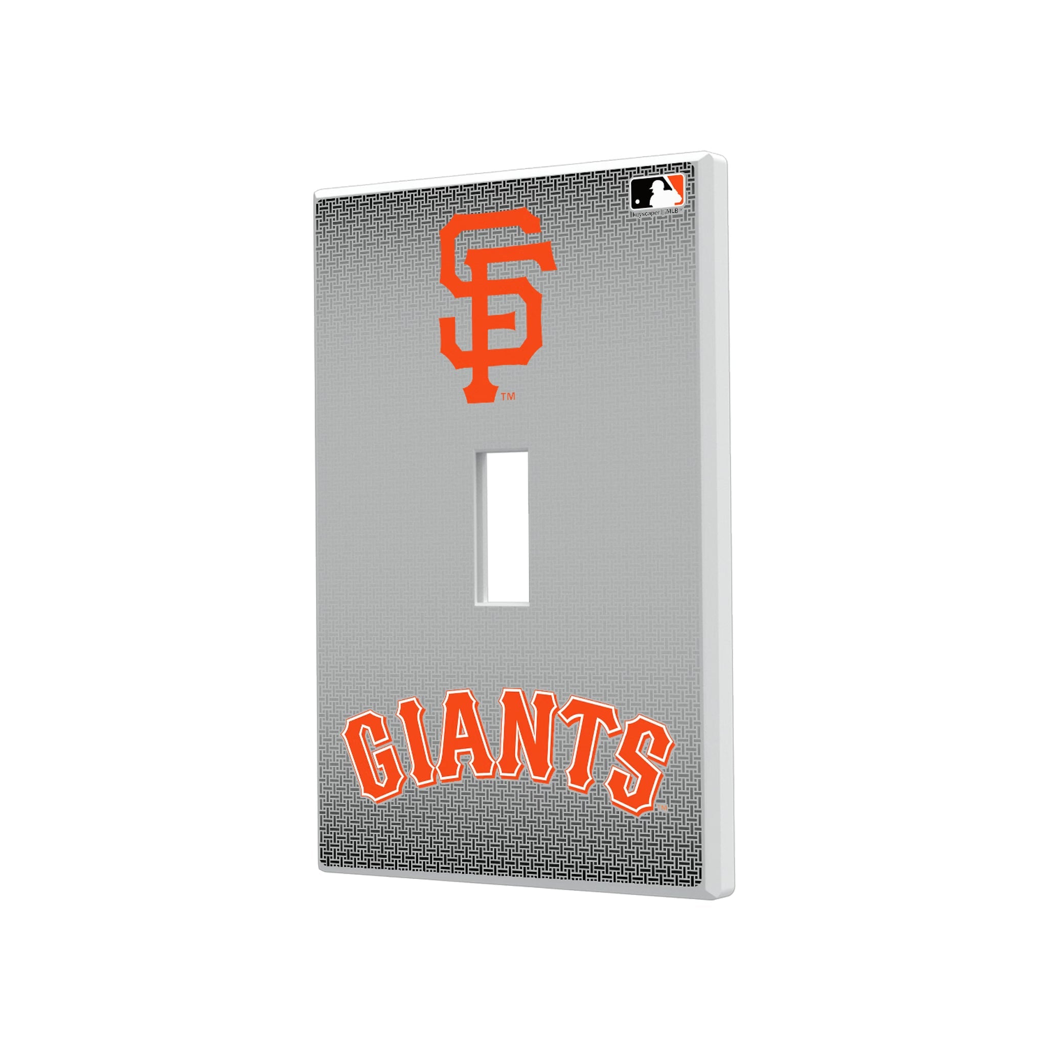 San Francisco Giants Linen Hidden-Screw Light Switch Plate