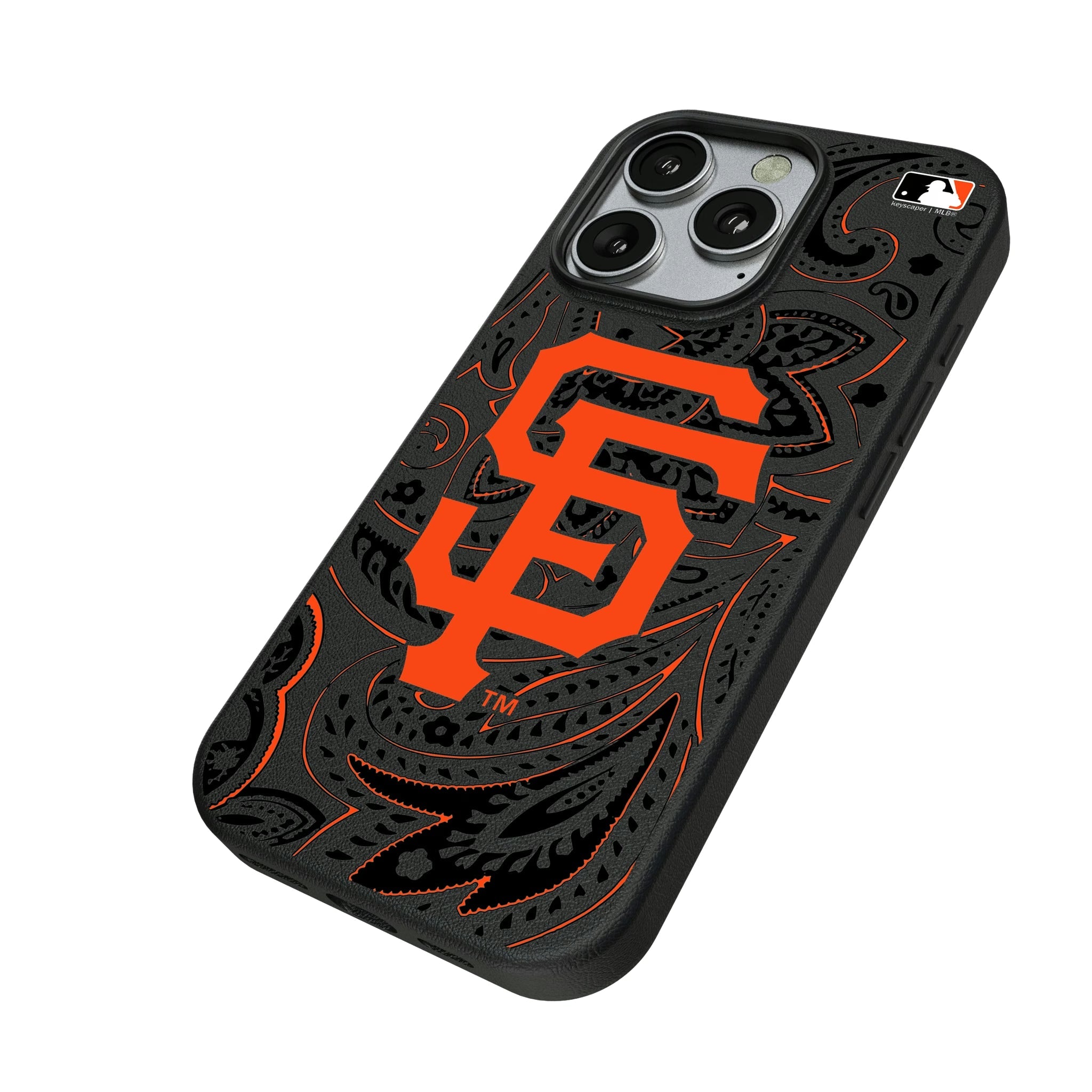 San Francisco Giants Paisley MagSafe Compatible Phone Case for Apple iPhone - Sports Gifts, Sports Memorabilia, Sports Collectibles, Fan Shop
