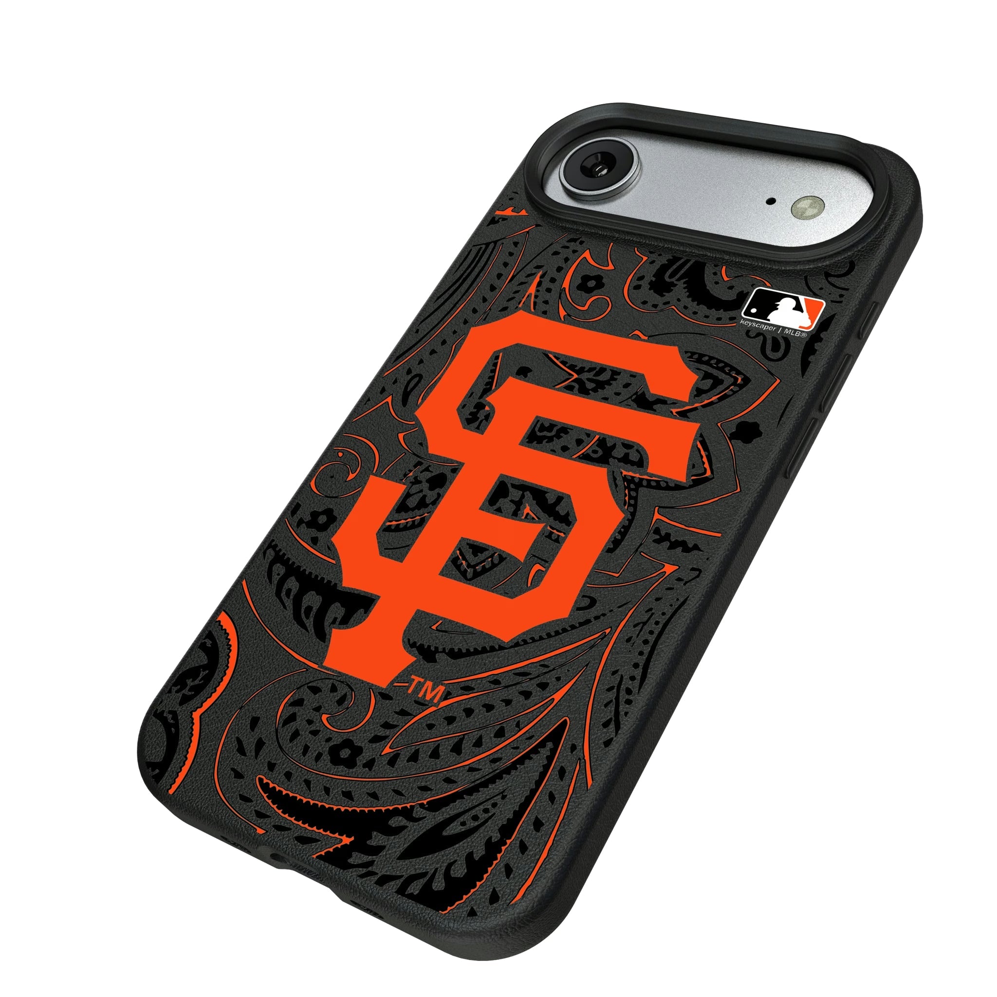 San Francisco Giants Paisley MagSafe Compatible Phone Case for Apple iPhone - Sports Gifts, Sports Memorabilia, Sports Collectibles, Fan Shop