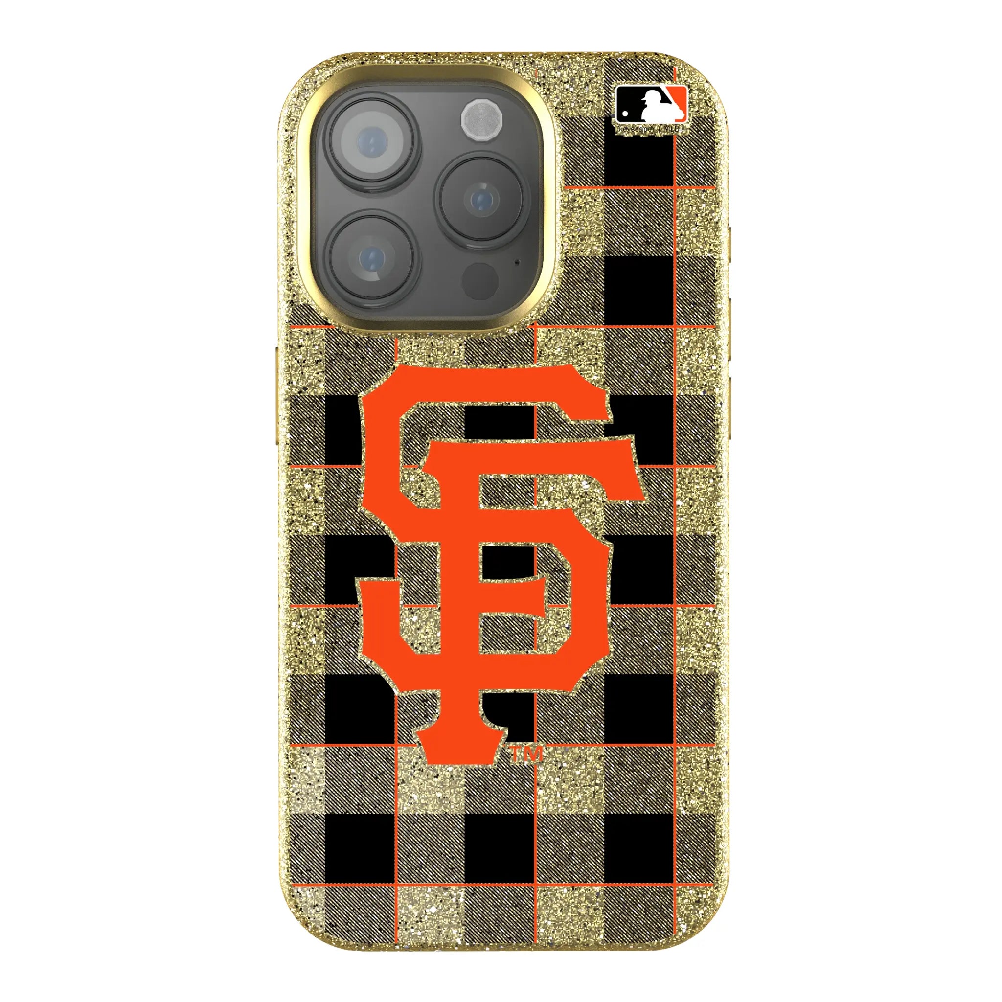 San Francisco Giants Plaid Bling Phone Case