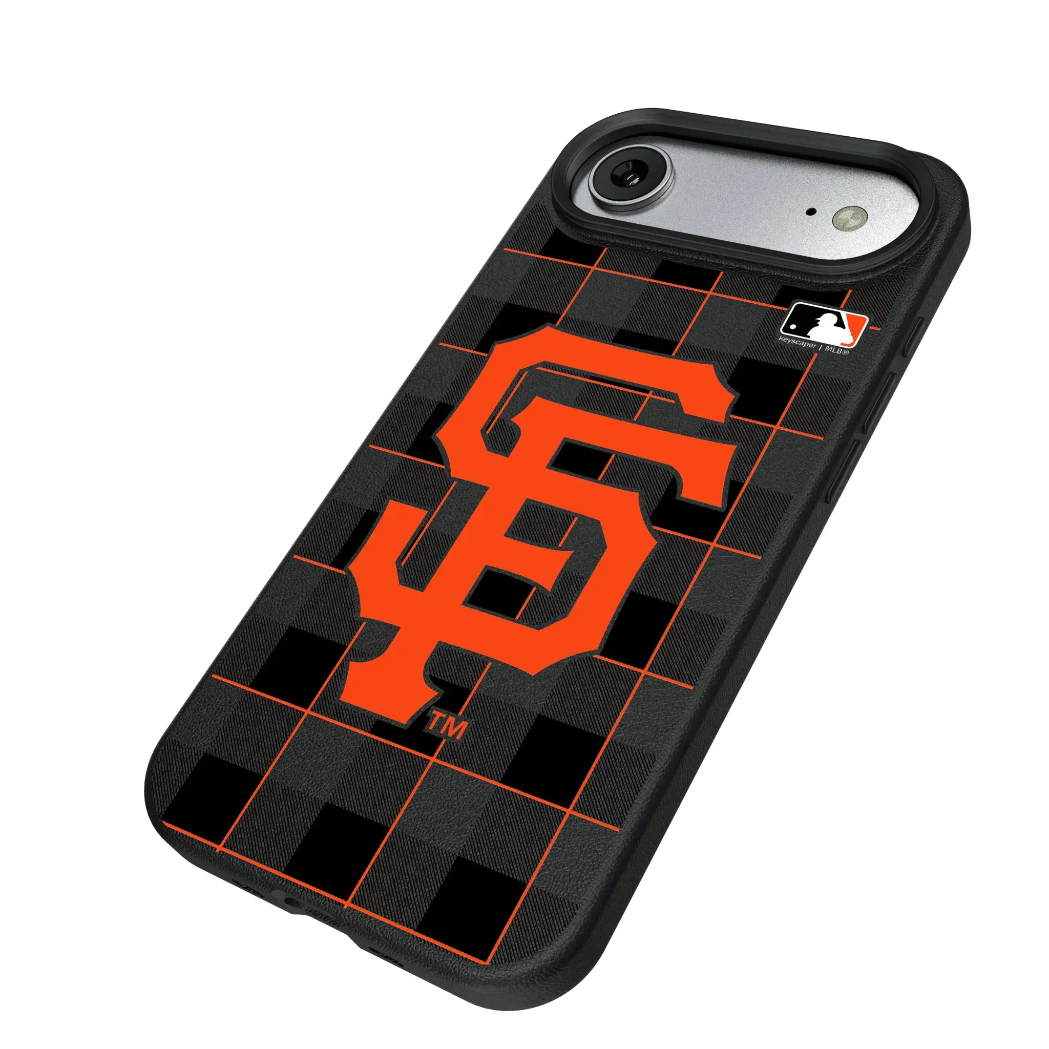 San Francisco Giants Plaid MagSafe Compatible Phone Case for Apple iPhone