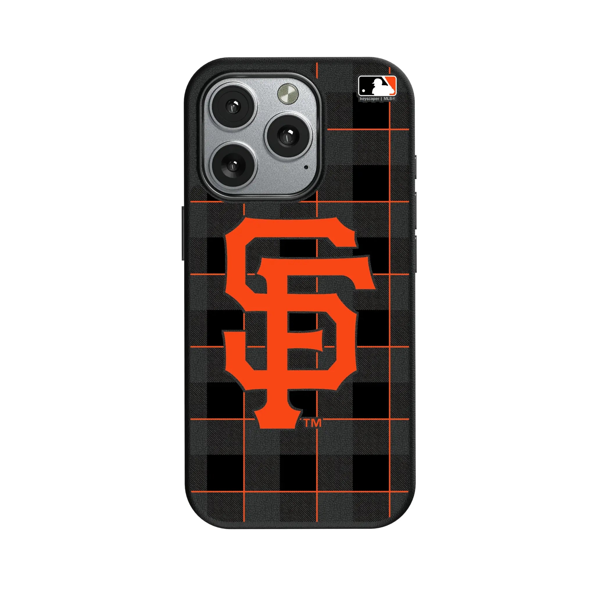 San Francisco Giants Plaid MagSafe Compatible Phone Case for Apple iPhone