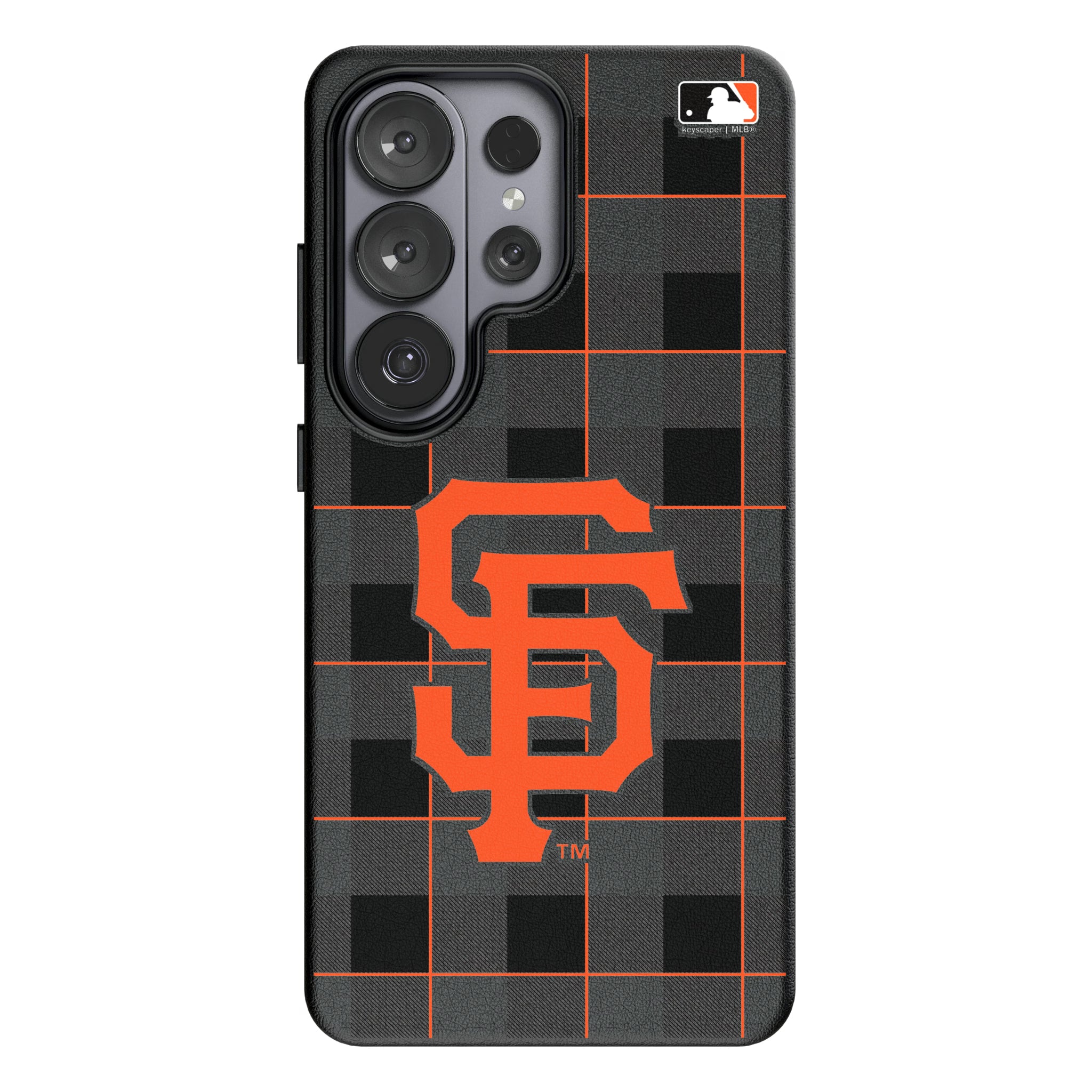 San Francisco Giants Plaid MagSafe Compatible Phone Case for Samsung Galaxy 26 Series