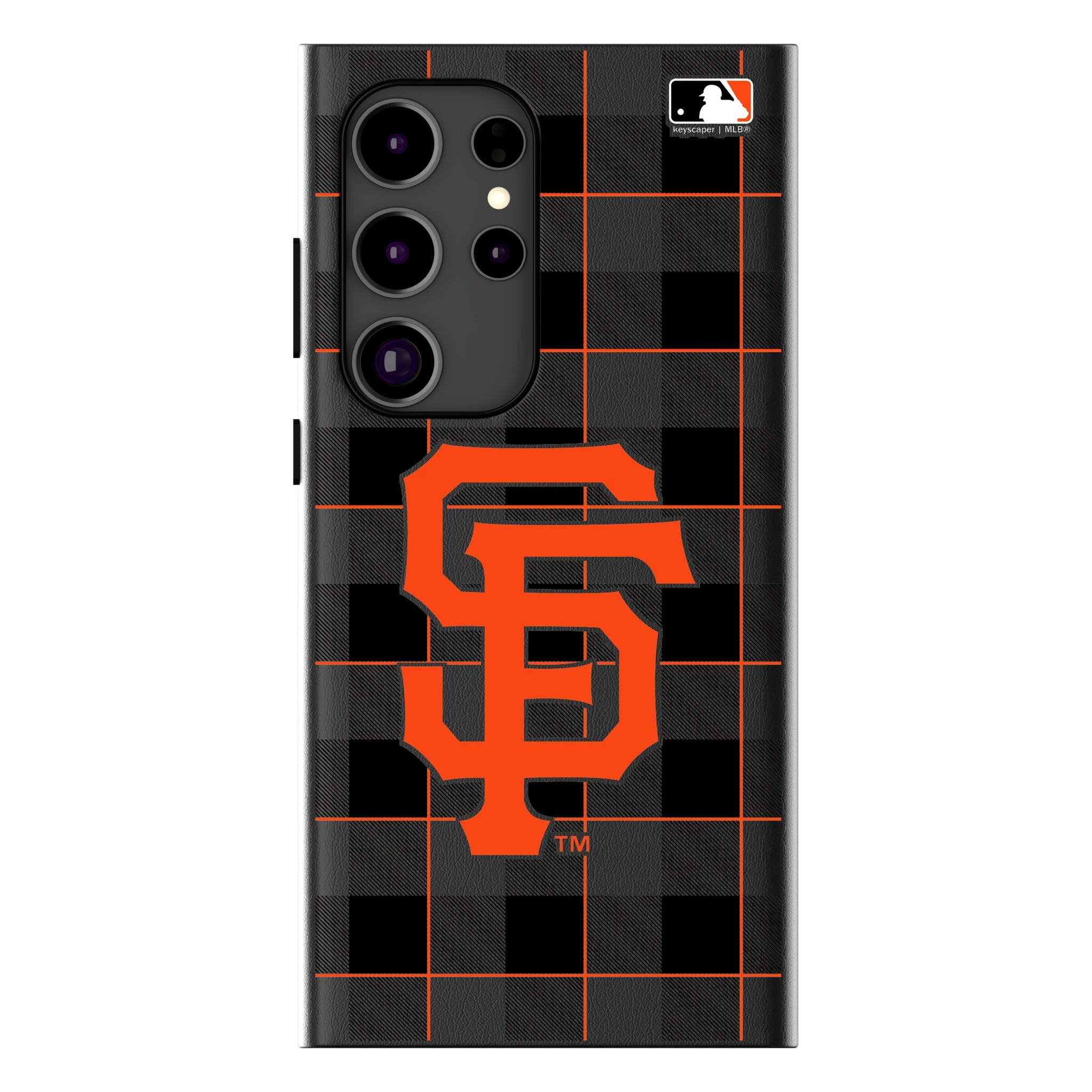 San Francisco Giants Plaid MagSafe Compatible Phone Case for Samsung Galaxy - Sports Gifts, Sports Memorabilia, Sports Collectibles, Fan Shop