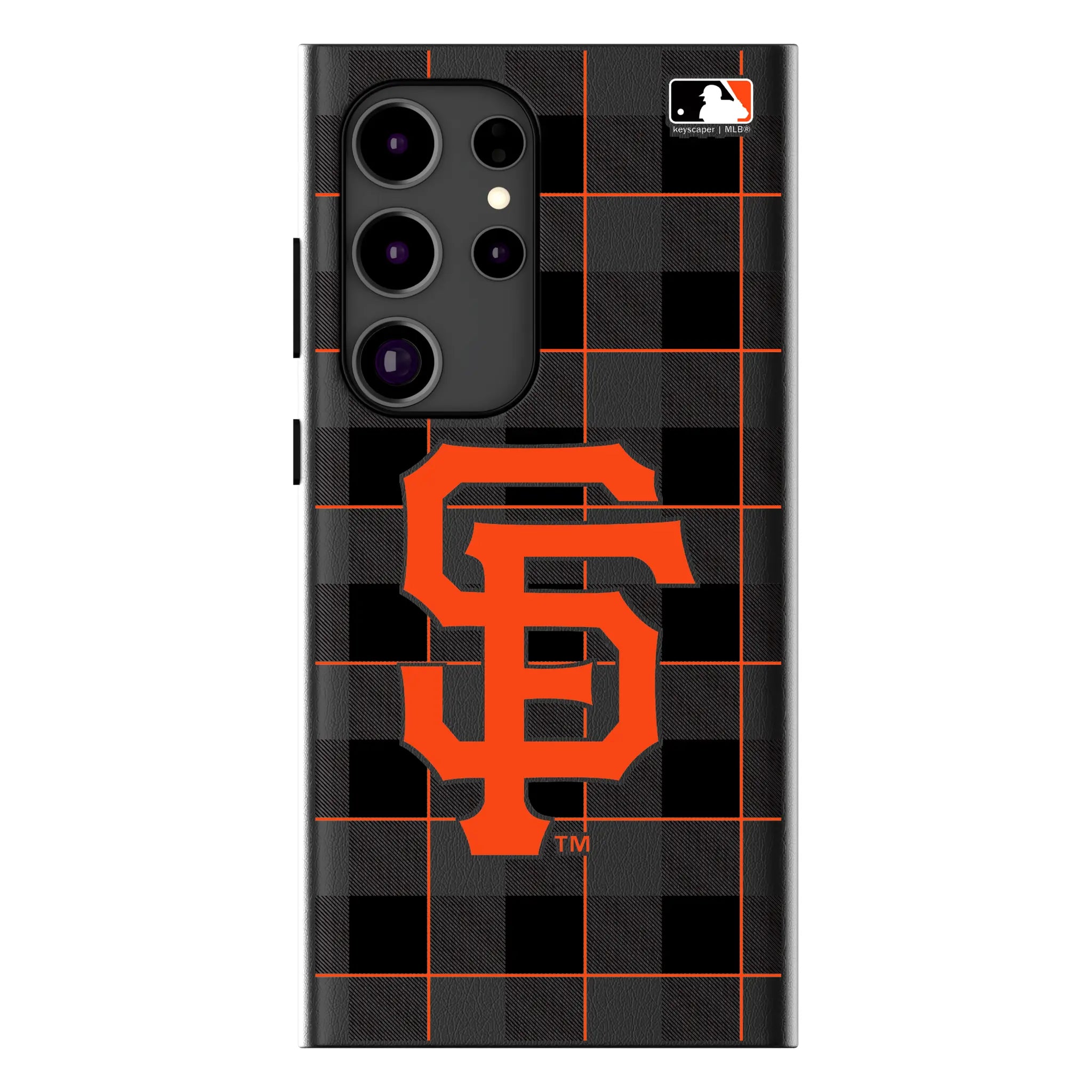 San Francisco Giants Plaid MagSafe Compatible Phone Case for Samsung Galaxy