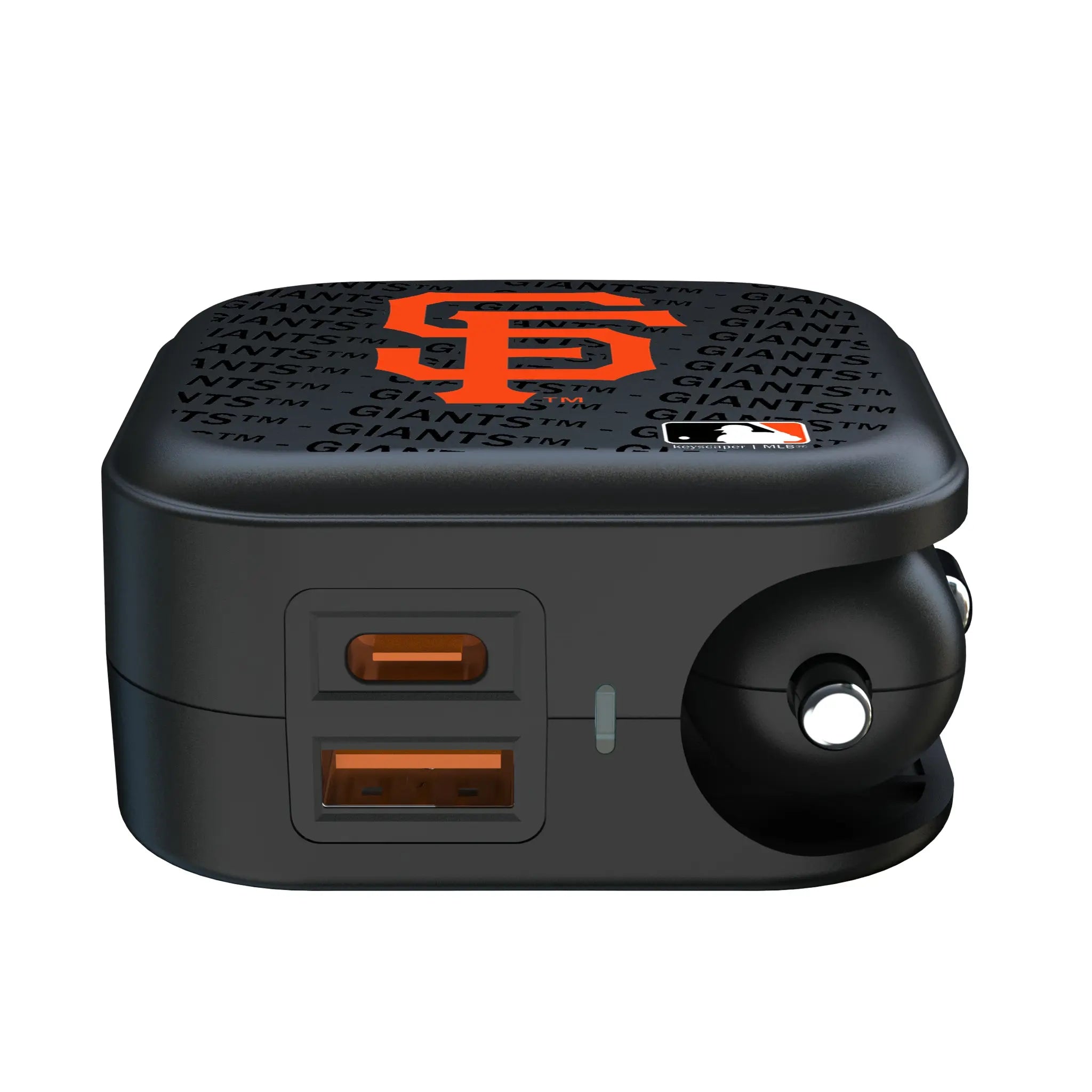 San Francisco Giants Text Backdrop 2 in 1 USB A/C Charger