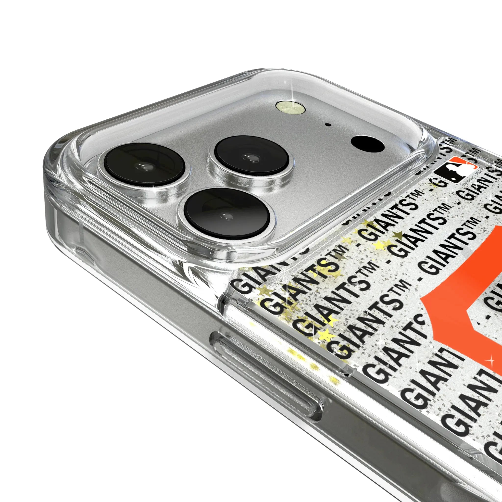 San Francisco Giants Text Backdrop Glitter Phone Case