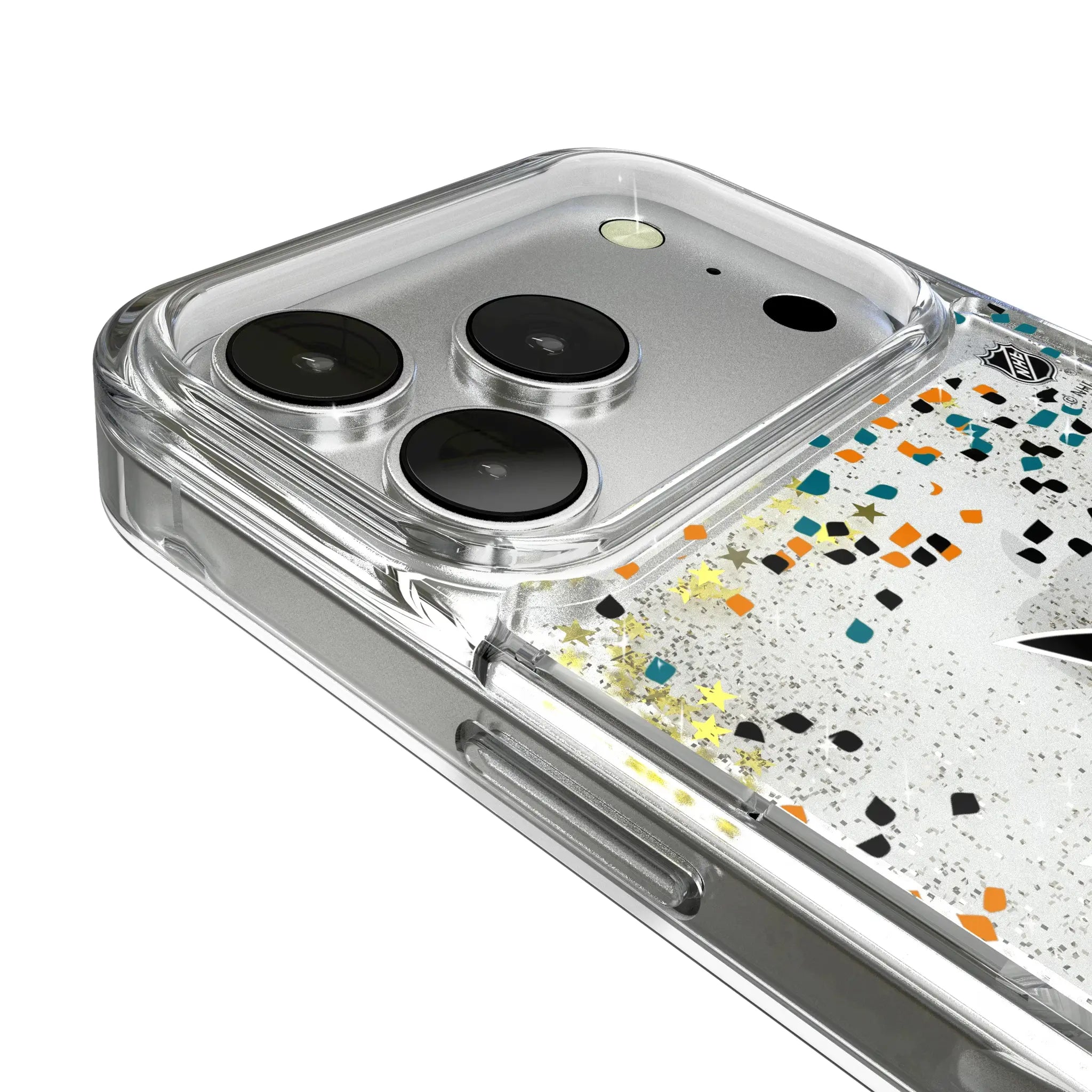 San Jose Sharks Confetti Glitter Phone Case