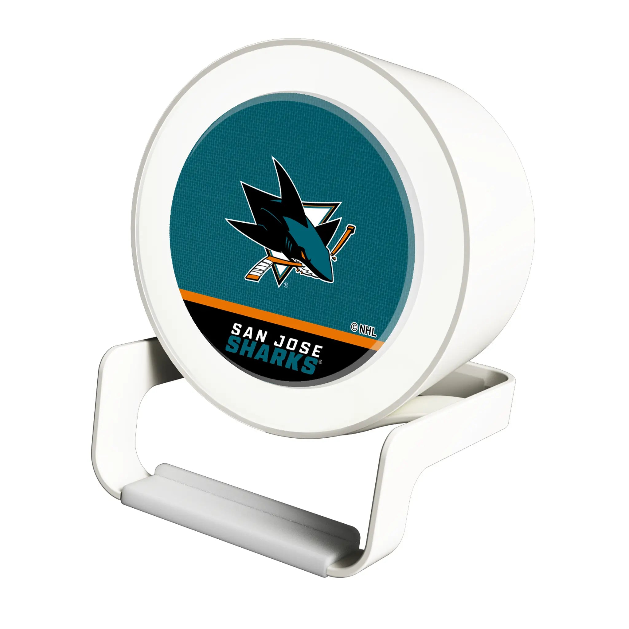 San Jose Sharks Endzone Solid Night Light Charger and Bluetooth Speaker