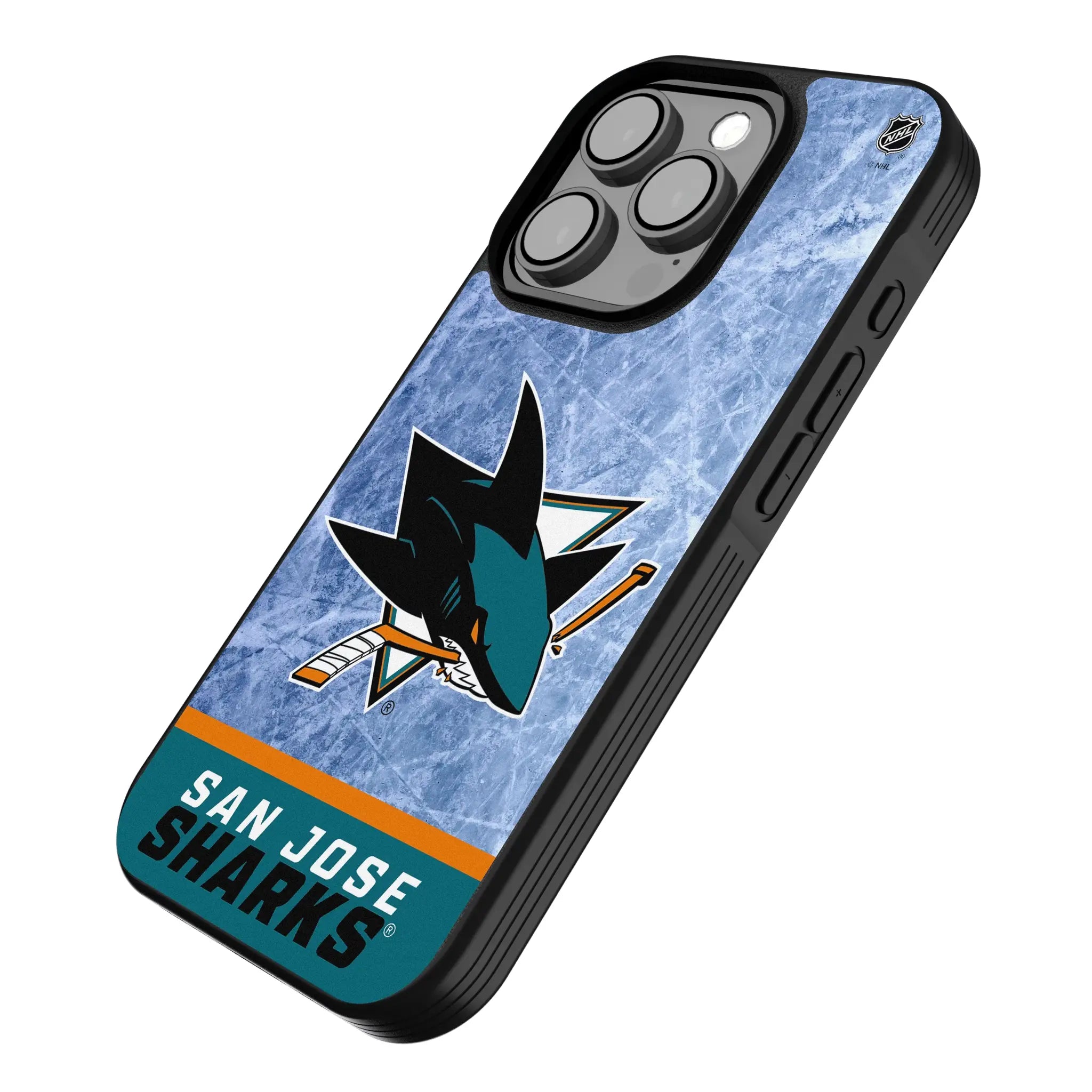 San Jose Sharks Ice Wordmark Bump Phone Case