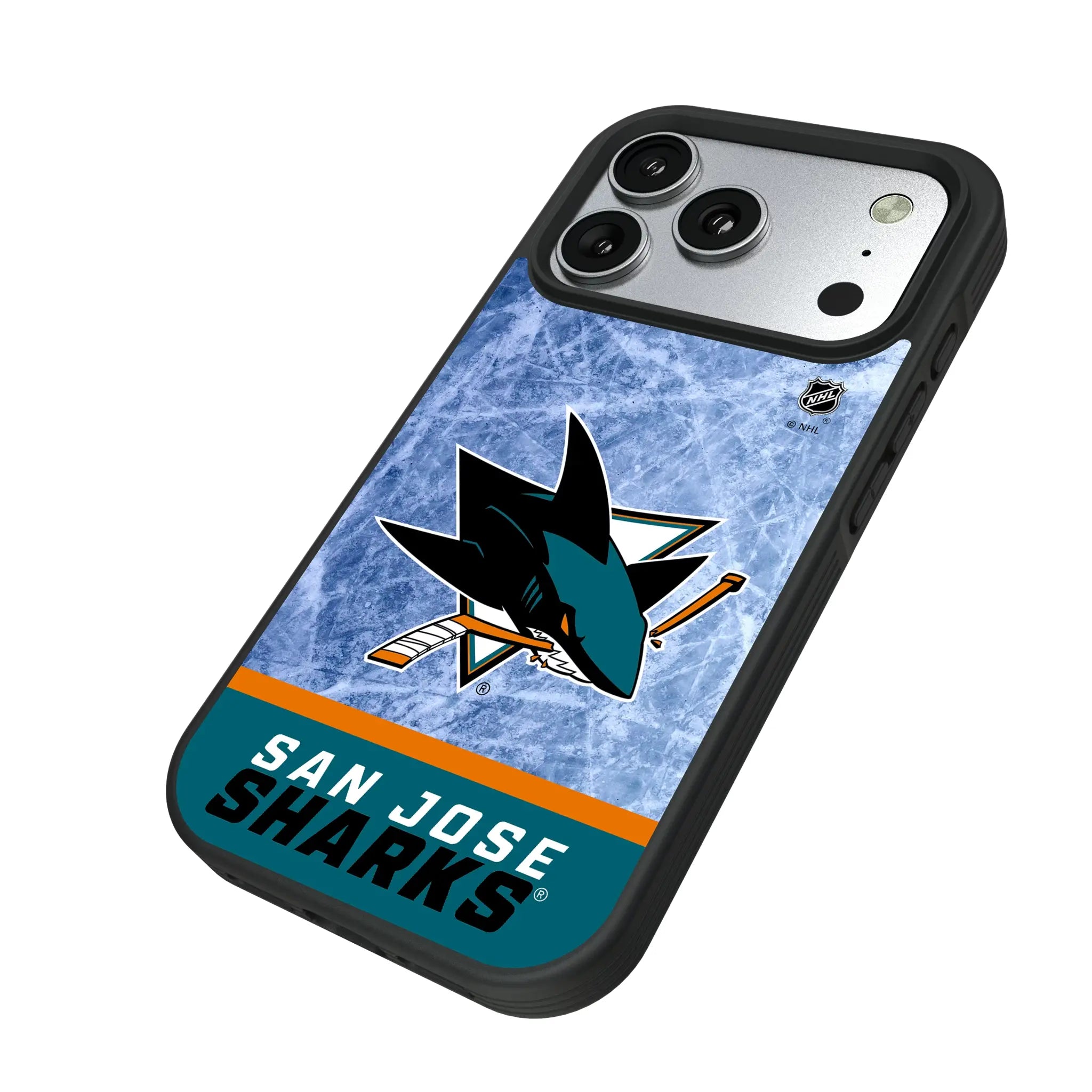 San Jose Sharks Ice Wordmark Bump Phone Case