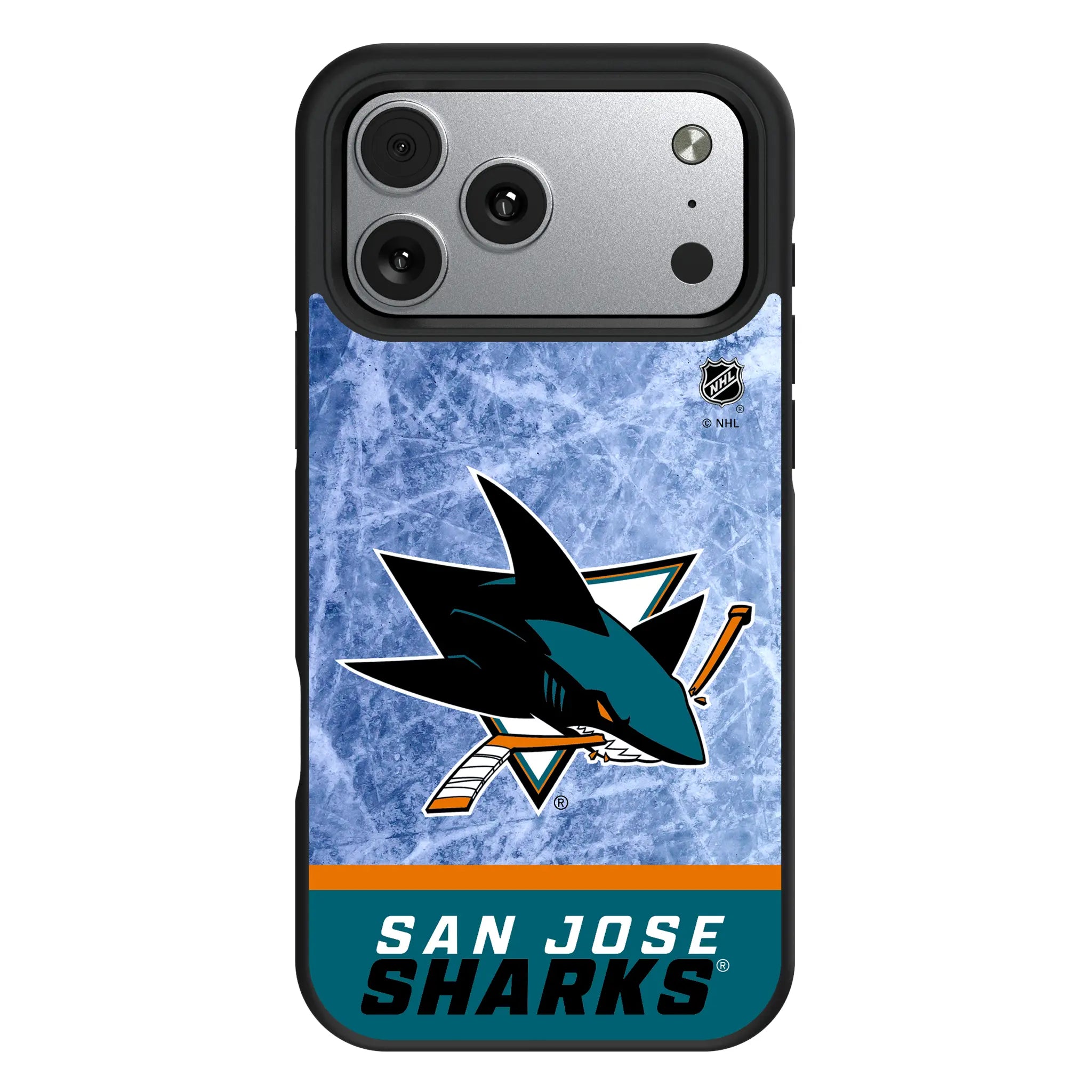 San Jose Sharks Ice Wordmark Bump Phone Case