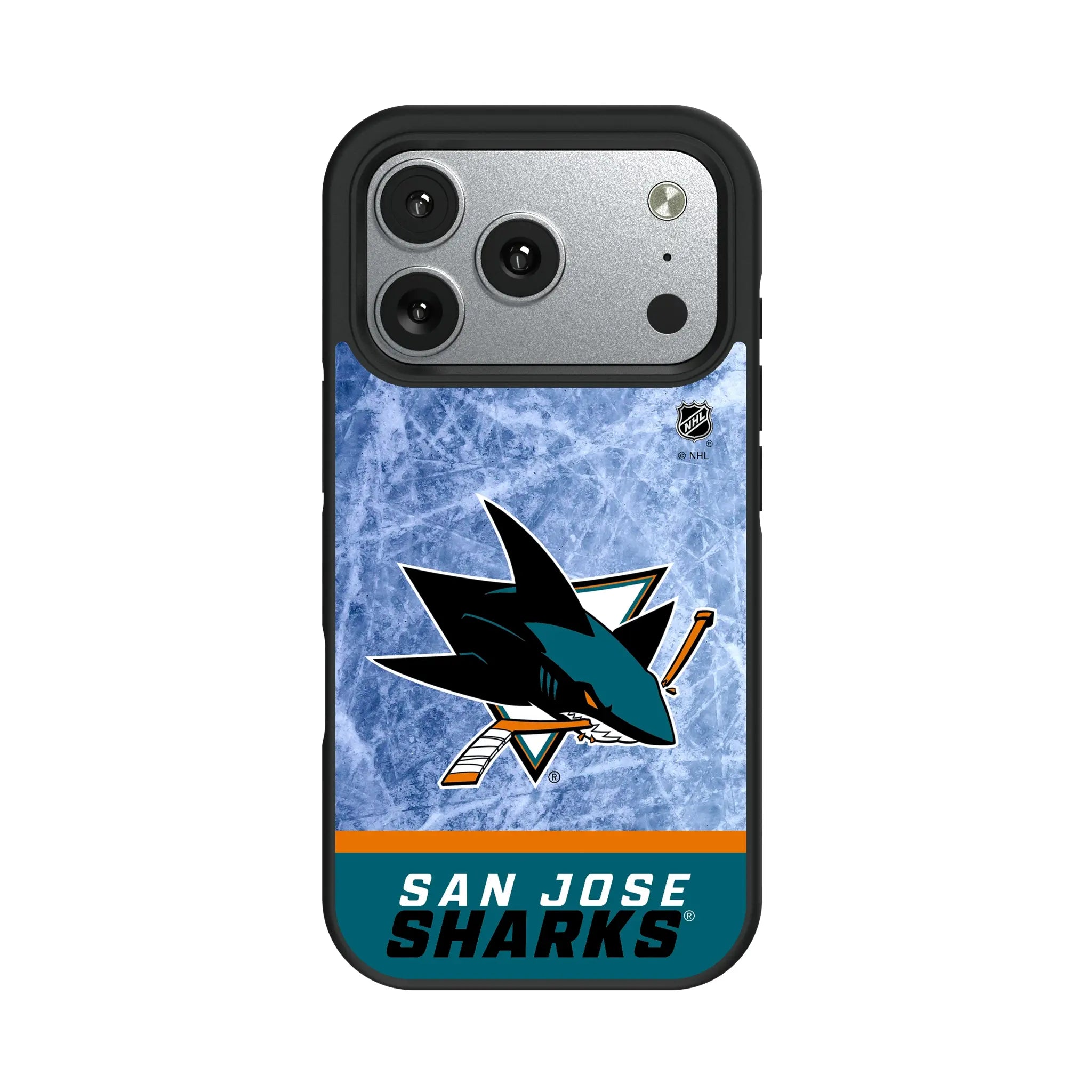 San Jose Sharks Ice Wordmark Bump Phone Case